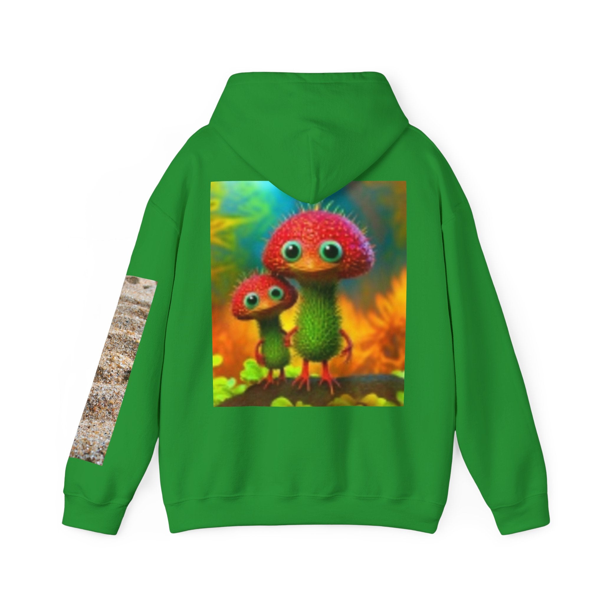 Mushroom Friends Hoodie — Cute Colorful Fungi Illustration Pullover