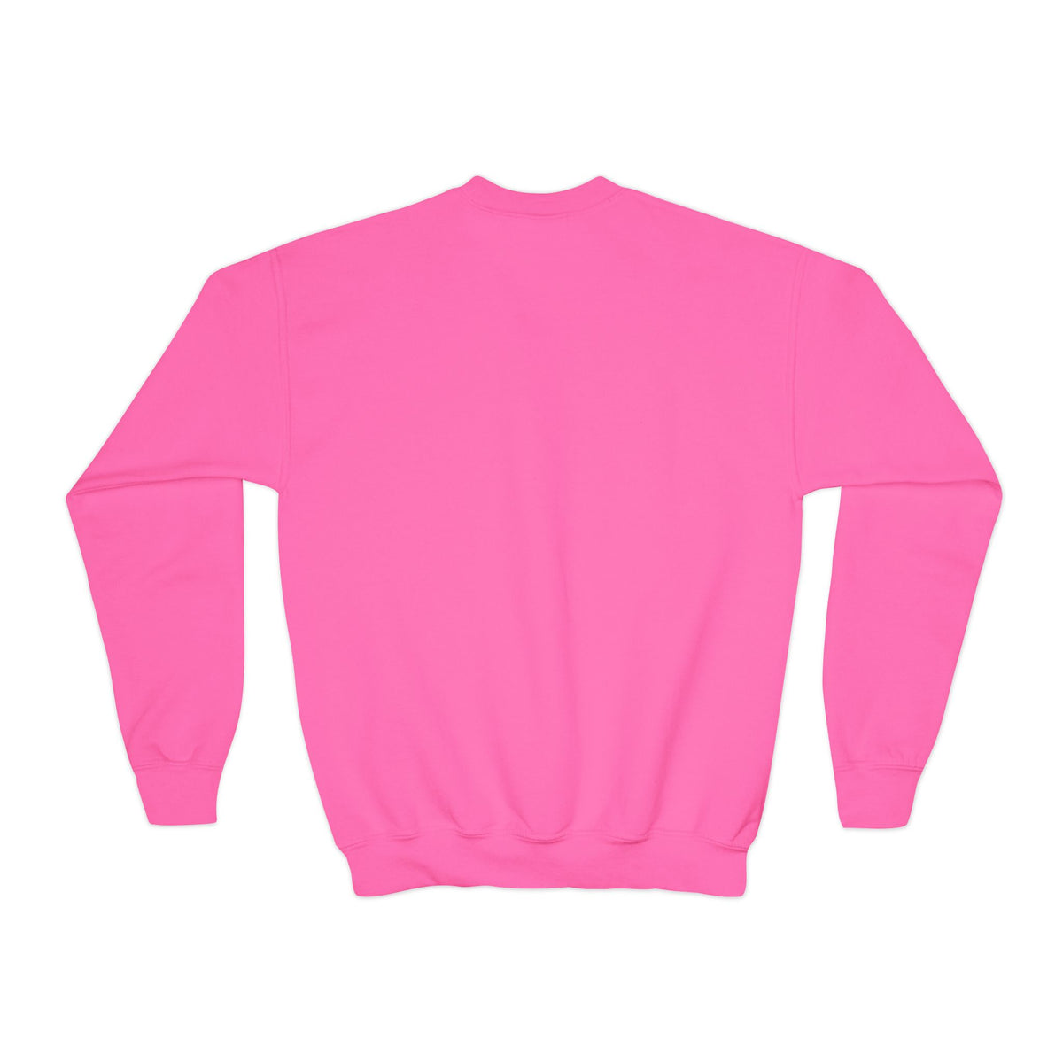 Youth Crewneck Sweatshirt — Colorful Cartoon Kittens Group Graphic