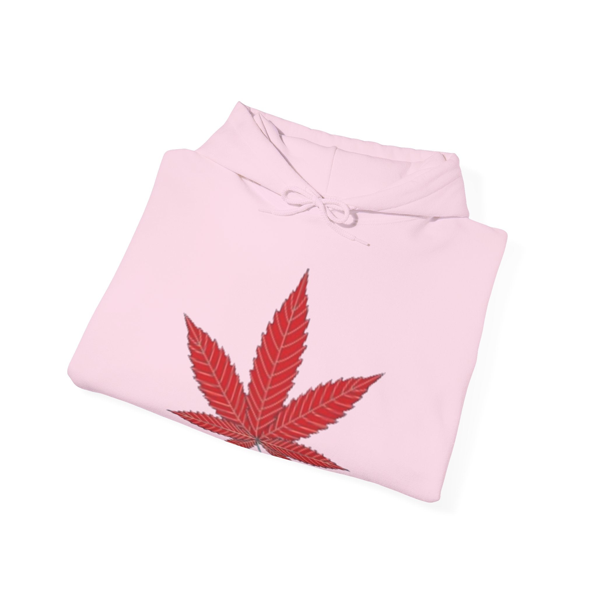 Marijuana Leaf Hoodie with Two Men Angry — Casual Streetwear Pullover