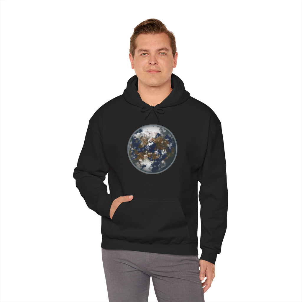 Galaxy Planet Hoodie —Facts Earth-Like Orb Space Graphic Pullover