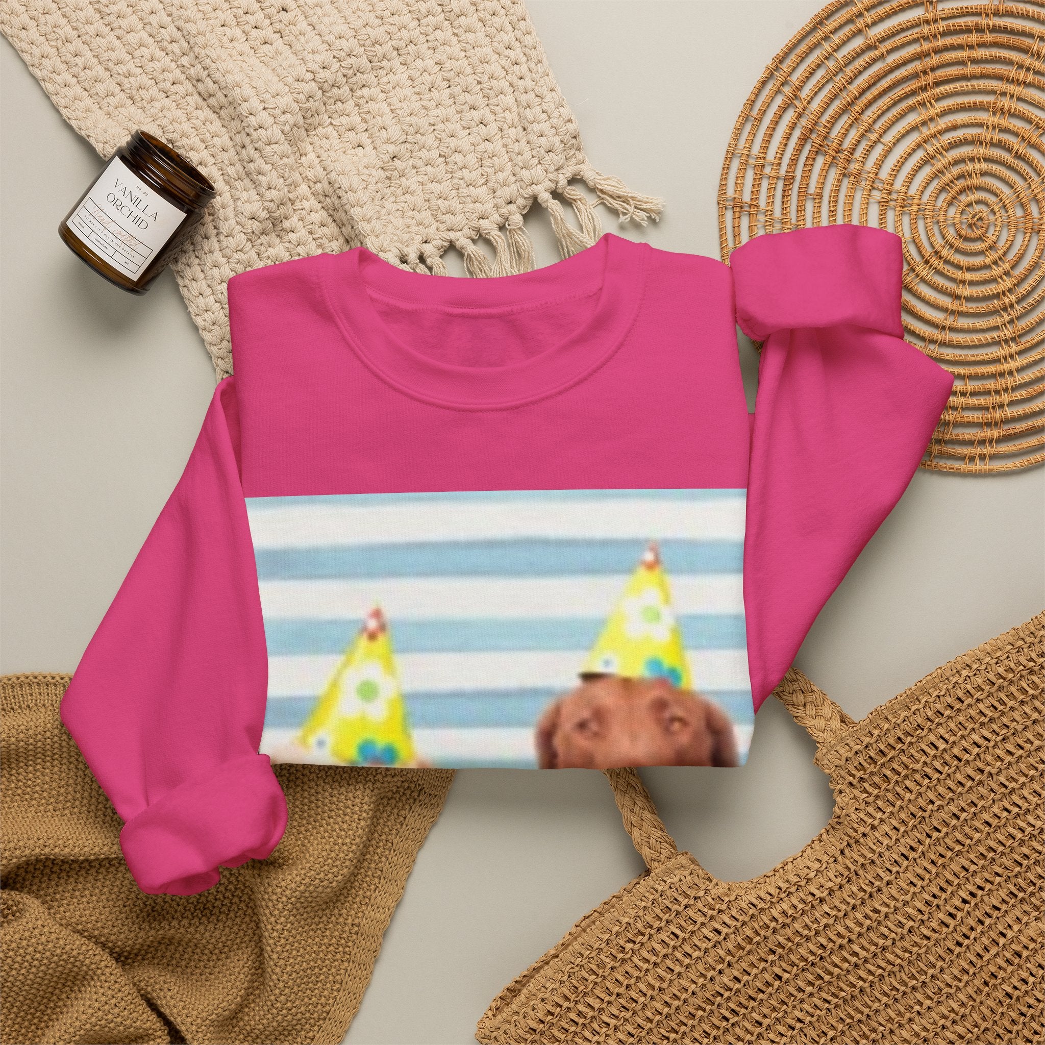 Birthday Dogs Happy Birthday to Me Crewneck Sweatshirt