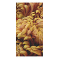 Floral Chrysanthemum Mink-Cotton Towel — Warm Golden Petal Print, Luxury Decorative Bath & Beach Towel