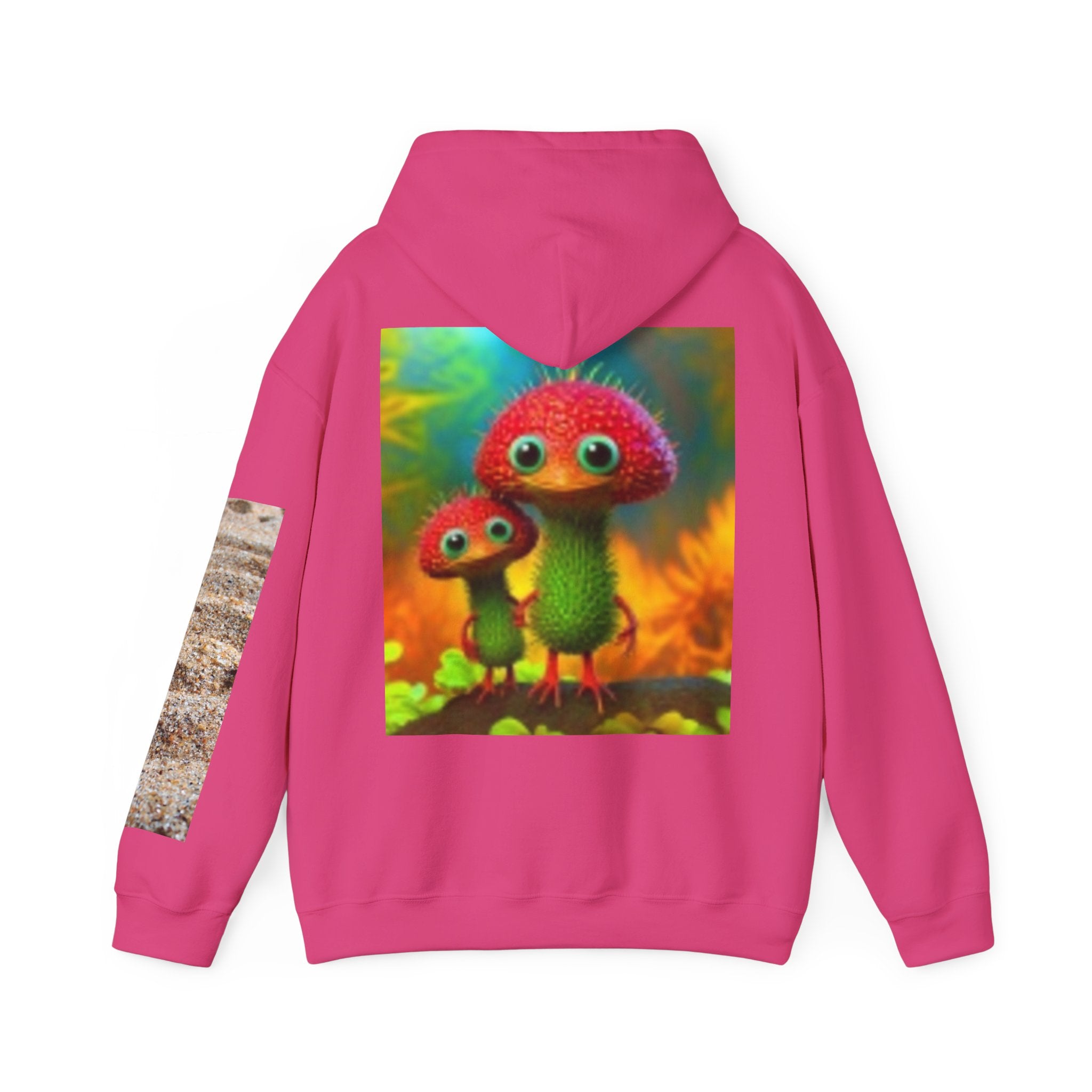 Mushroom Friends Hoodie — Cute Colorful Fungi Illustration Pullover