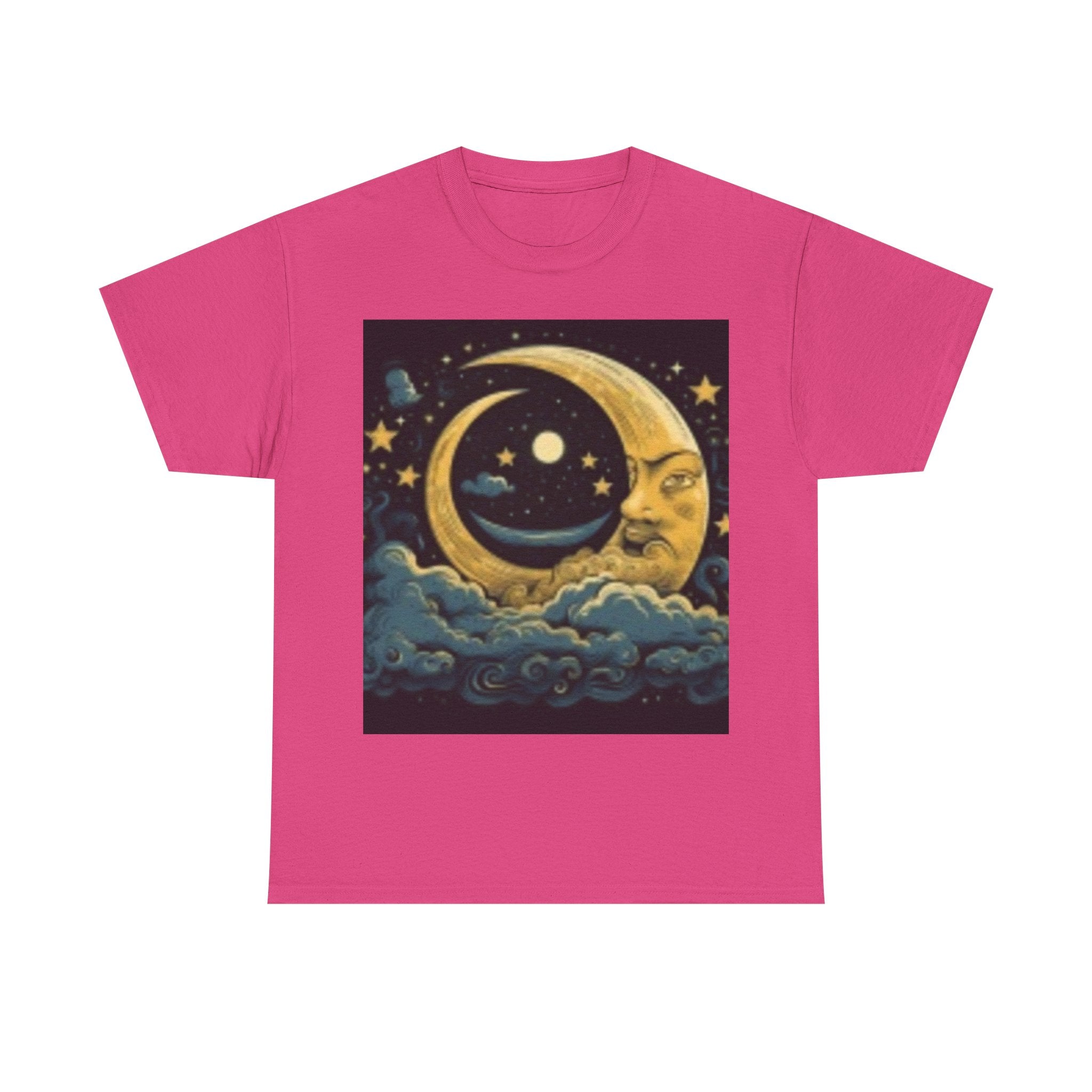 Copy of Celestial Moon Face Tee — Vintage Night Sky Graphic T-Shirt