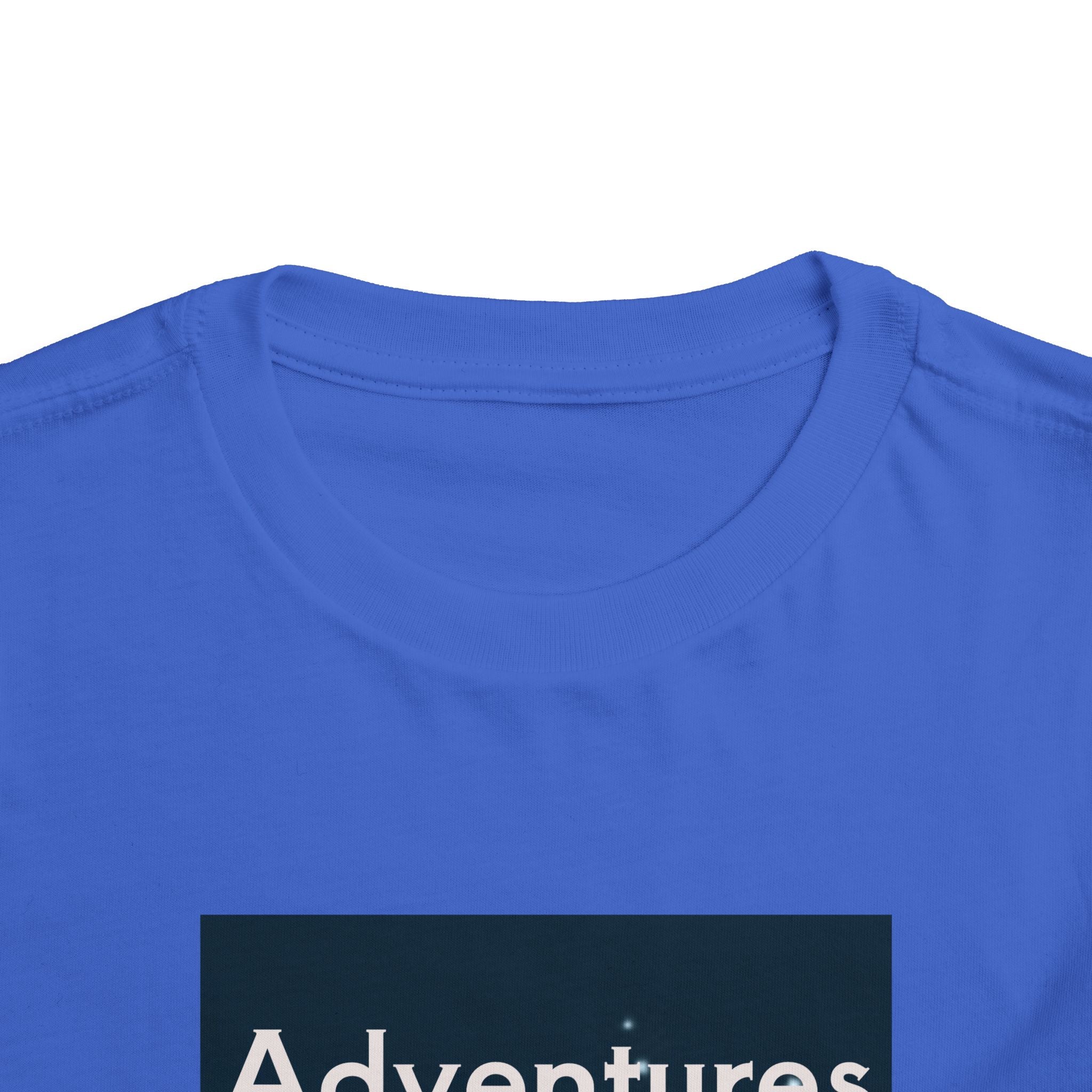 Toddler T-shirt — Adventures Cute Astronaut & Retro Space Rockets Design
