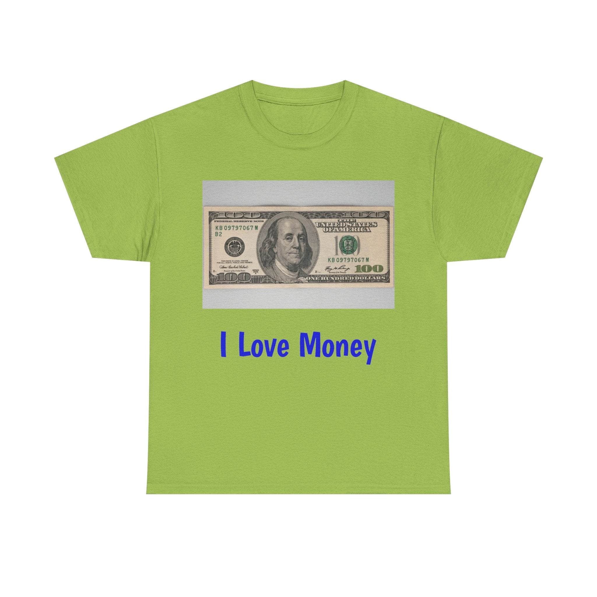 Money Print T‑Shirt – 100 Bill Graphic Tee