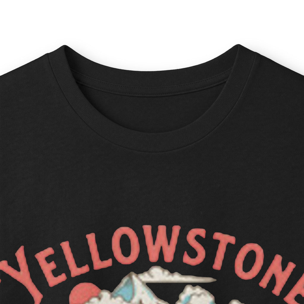 Yellowstone National Park Long Sleeve Tee — Vintage Mountain Camping T-Shirt