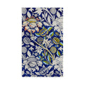 Blue Floral Design Hand Towel — Floral Bathroom Kitchen Decor