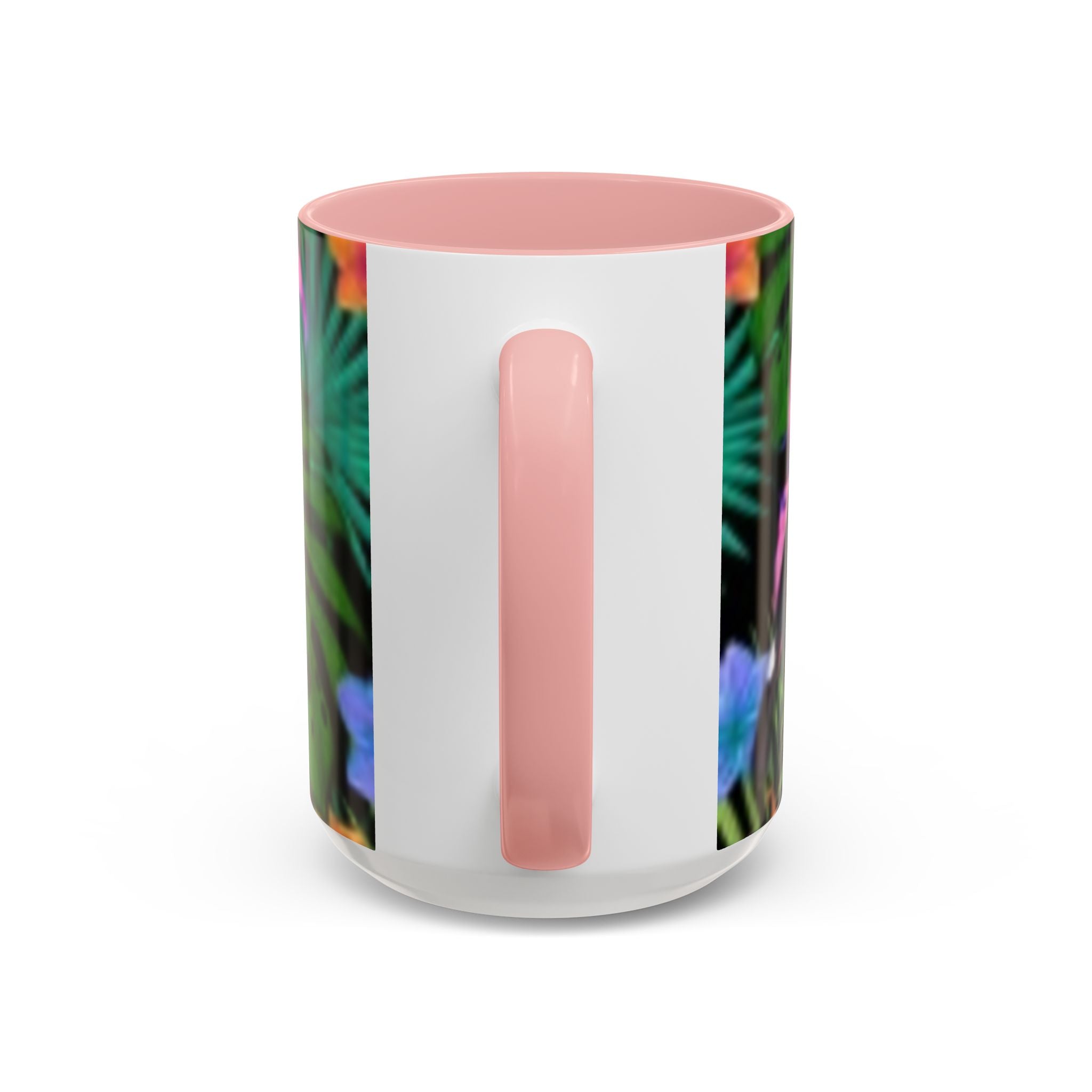 Tropical Floral Coffee Mug — Colorful Paradise Accent Mug (11/15 oz)
