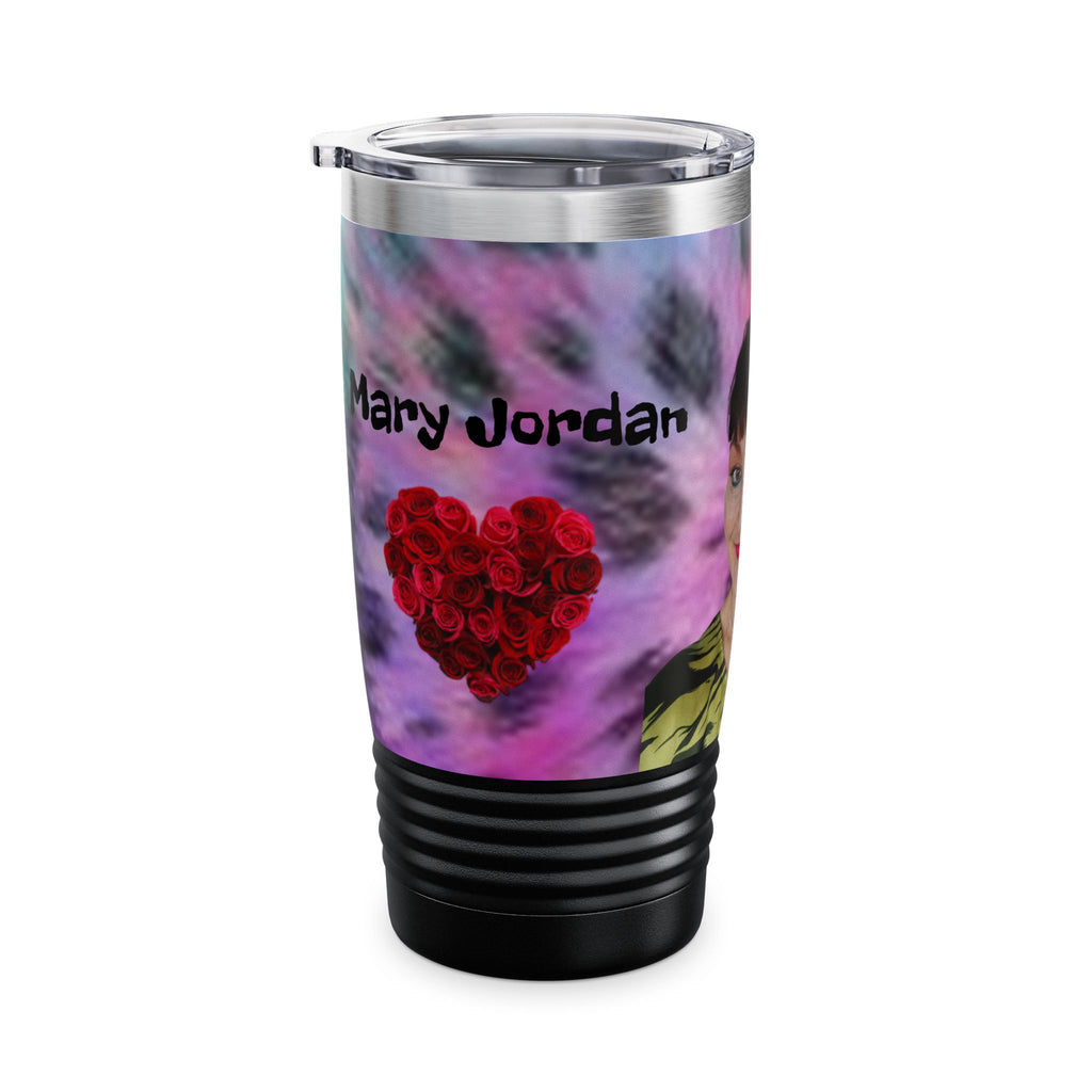Mary Jordan Tumbler — Custom 20oz Ringneck Travel Mug with Name & Heart Design