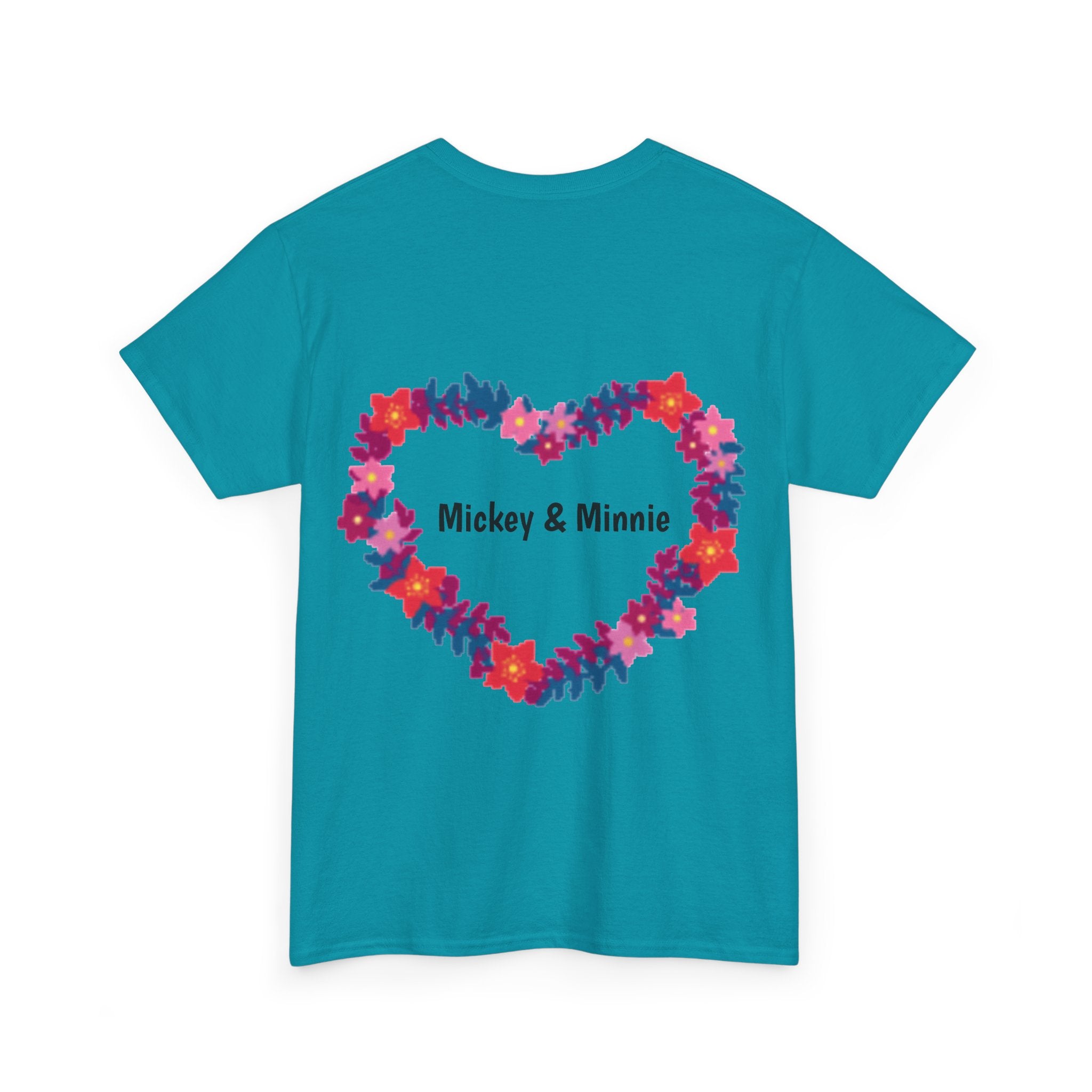 Classic Cartoon Mickey Mouse & Minnie Mouse Graphic T-shirt