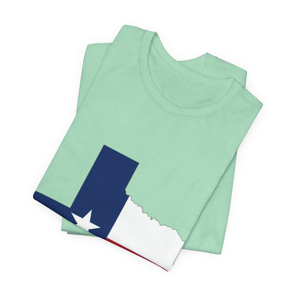 Texas Flag T-Shirt — Texas State Outline with Lone Star