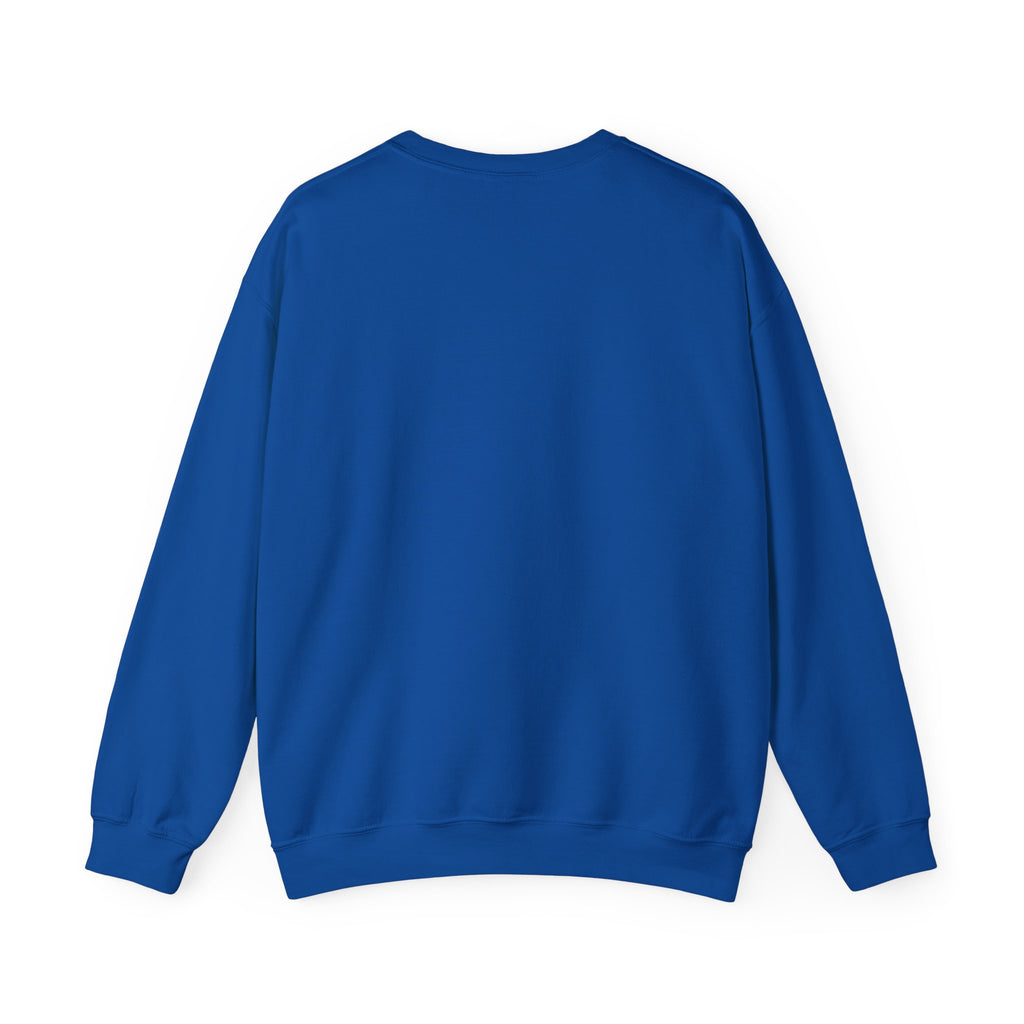 Mermaid & Fox Art Crewneck Sweatshirt — Whimsical Purple Mermaid Illustration