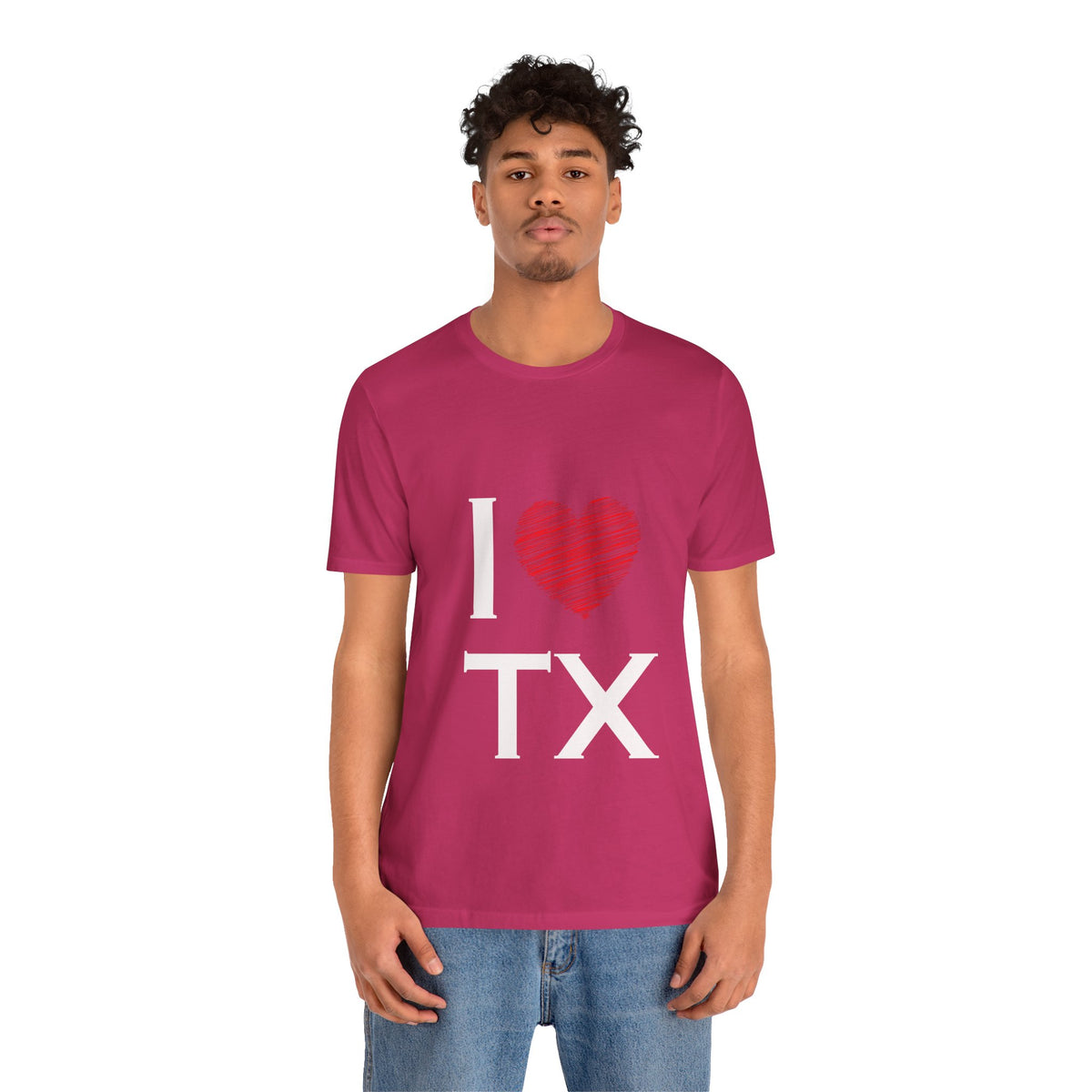 I  Love TX T-Shirt - Texas Love Graphic Tee