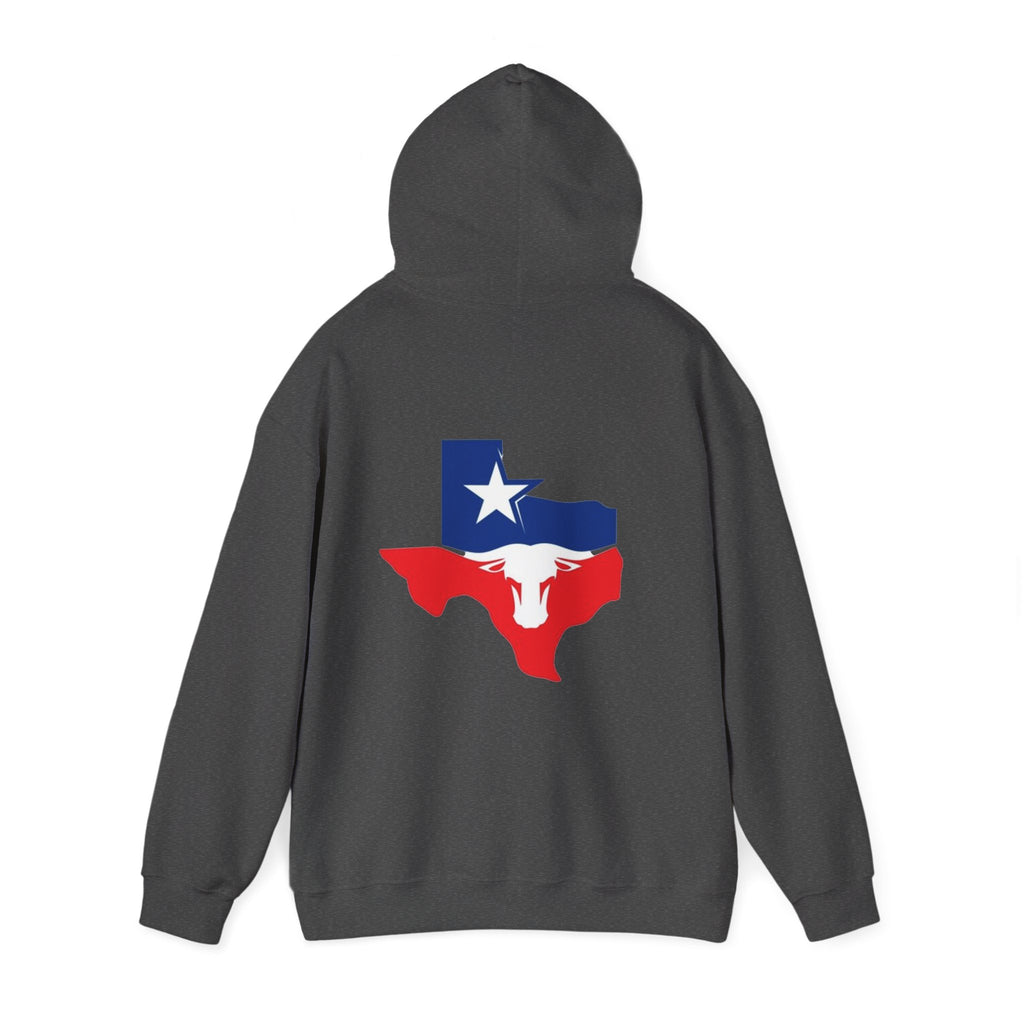 Texas Longhorn State Hoodie — Lone Star Map Design