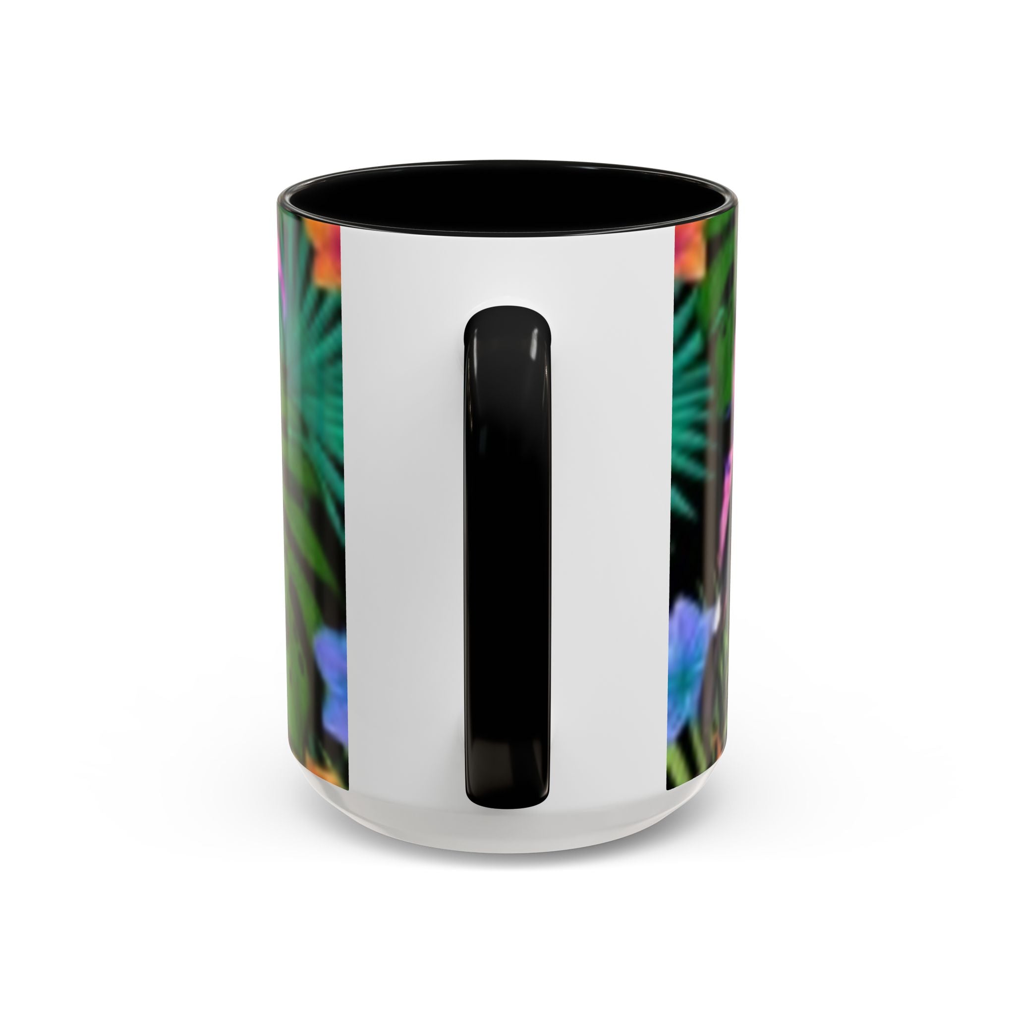 Tropical Floral Coffee Mug — Colorful Paradise Accent Mug (11/15 oz)