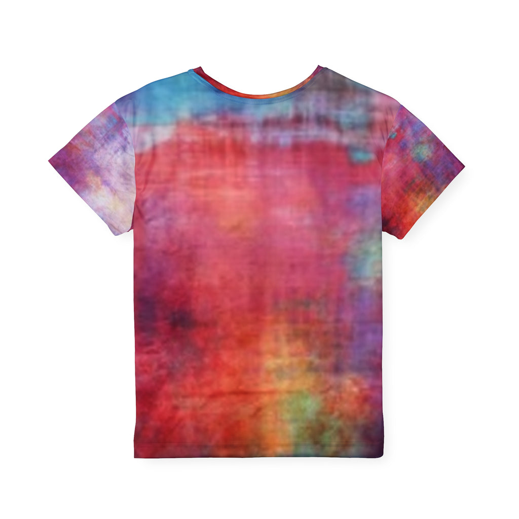 Kids Jersey — Cute Animal Characters Tie-Dye All-Over Print