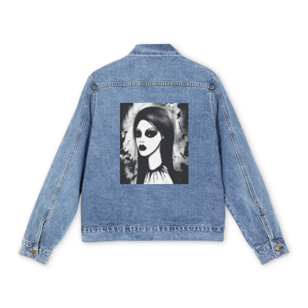 Denim Jacket — Gothic Woman Back Print