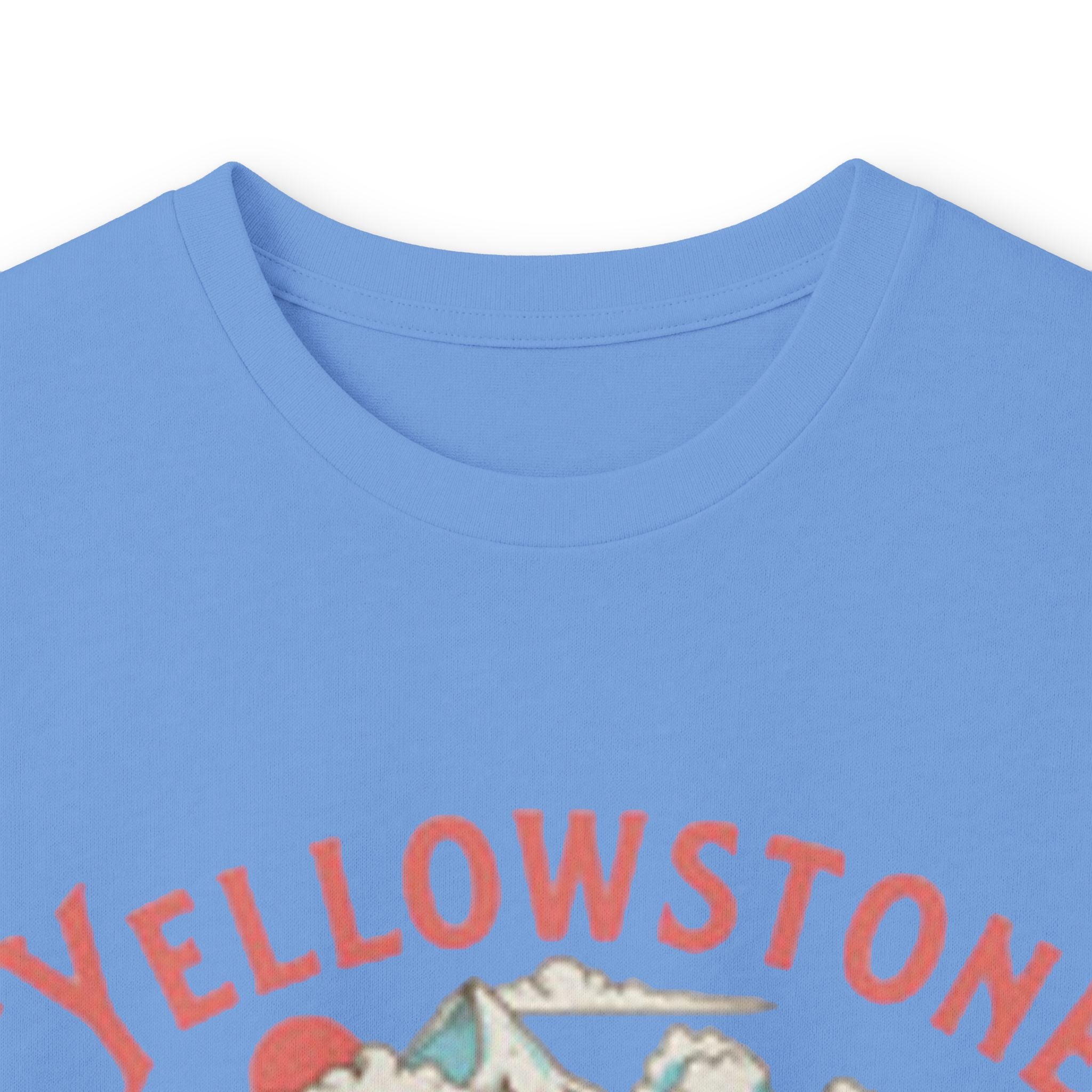 Yellowstone National Park Long Sleeve Tee — Vintage Mountain Camping T-Shirt