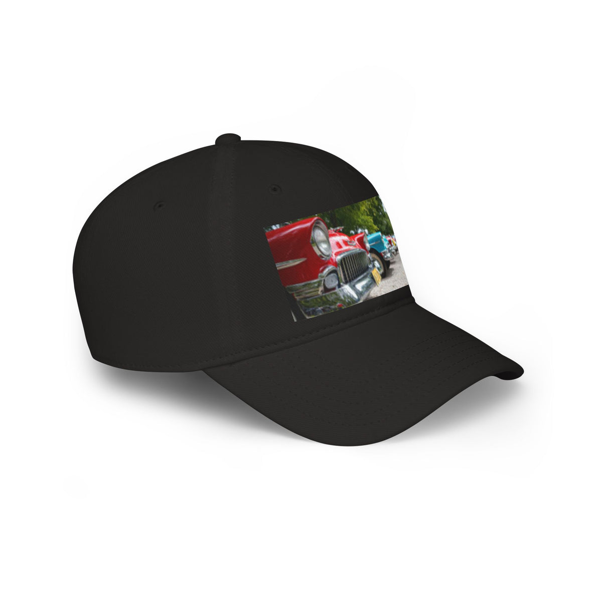 Classic Car Show Low Profile Baseball Cap — Vintage Auto Photo Hat
