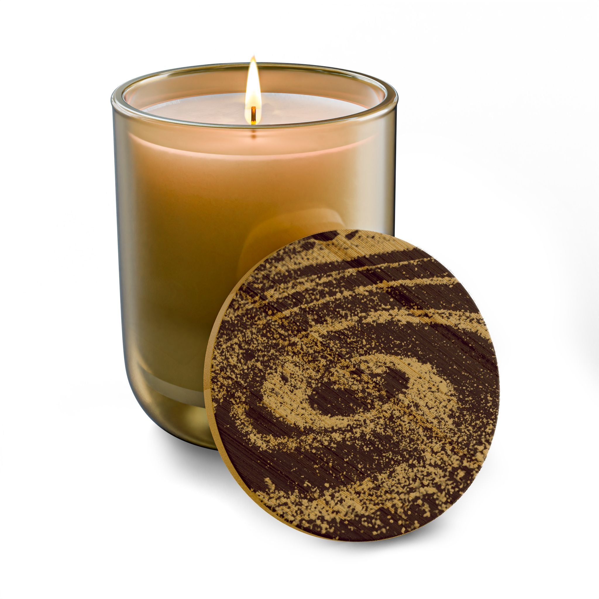 Swirl Sand Engraved 14oz Scented Soy Candle – Swirl Lid Aromatherapy Candle