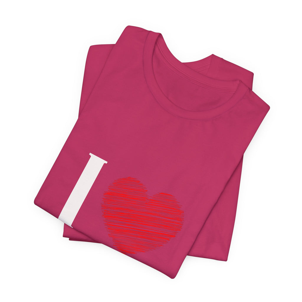 I  Love TX T-Shirt - Texas Love Graphic Tee