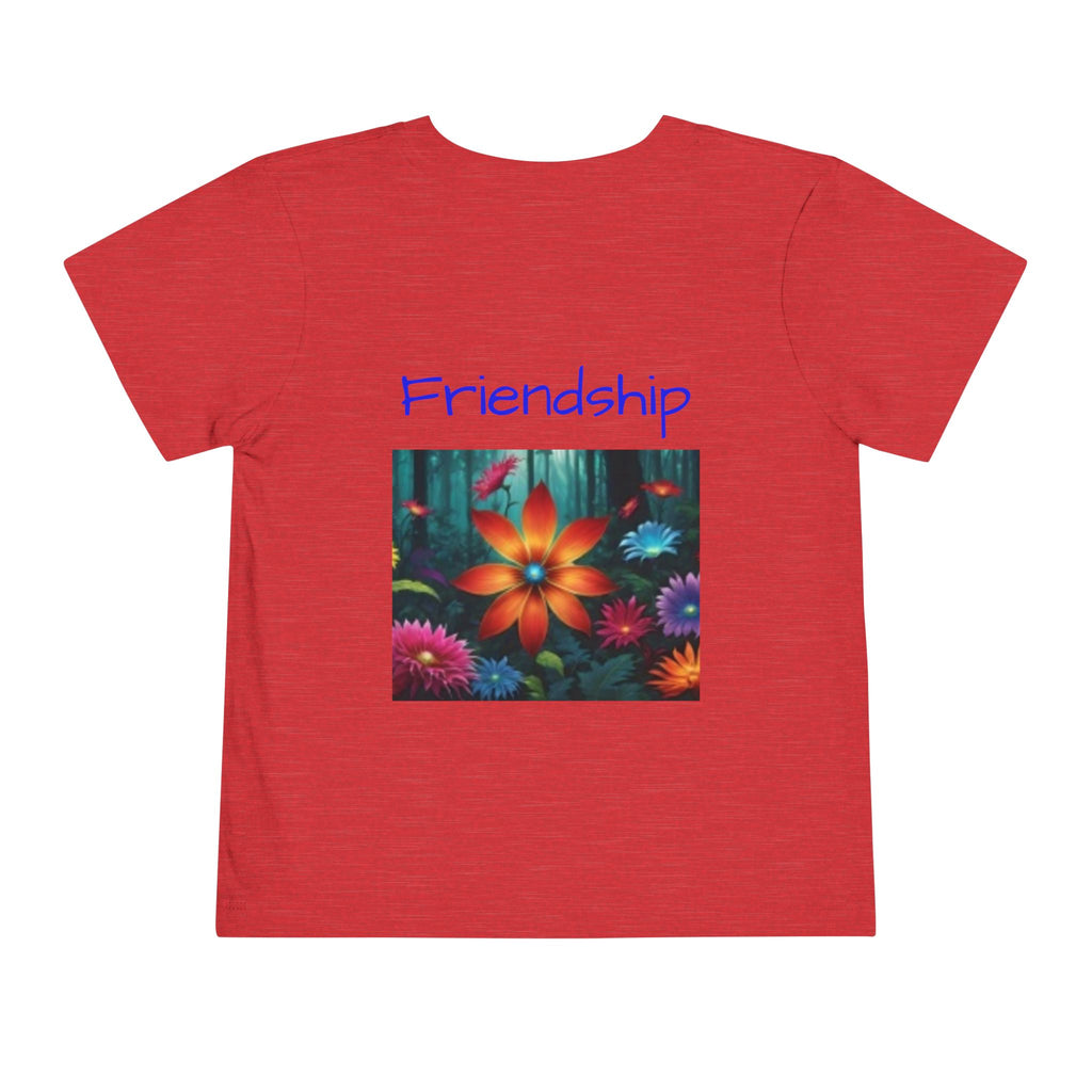 Toddler T-shirt— Cute Cartoon Animal Friends "Friendship" Graphic Shirt