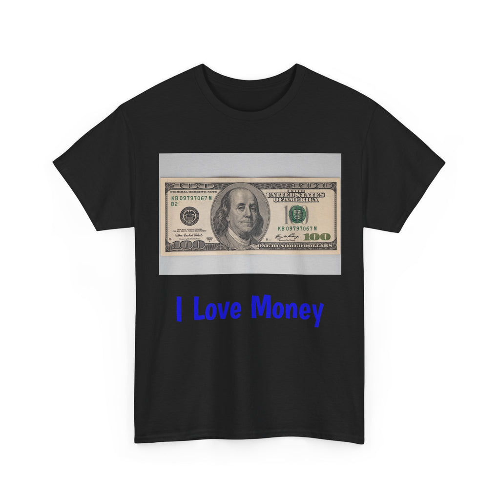 Money Print T‑Shirt – 100 Bill Graphic Tee