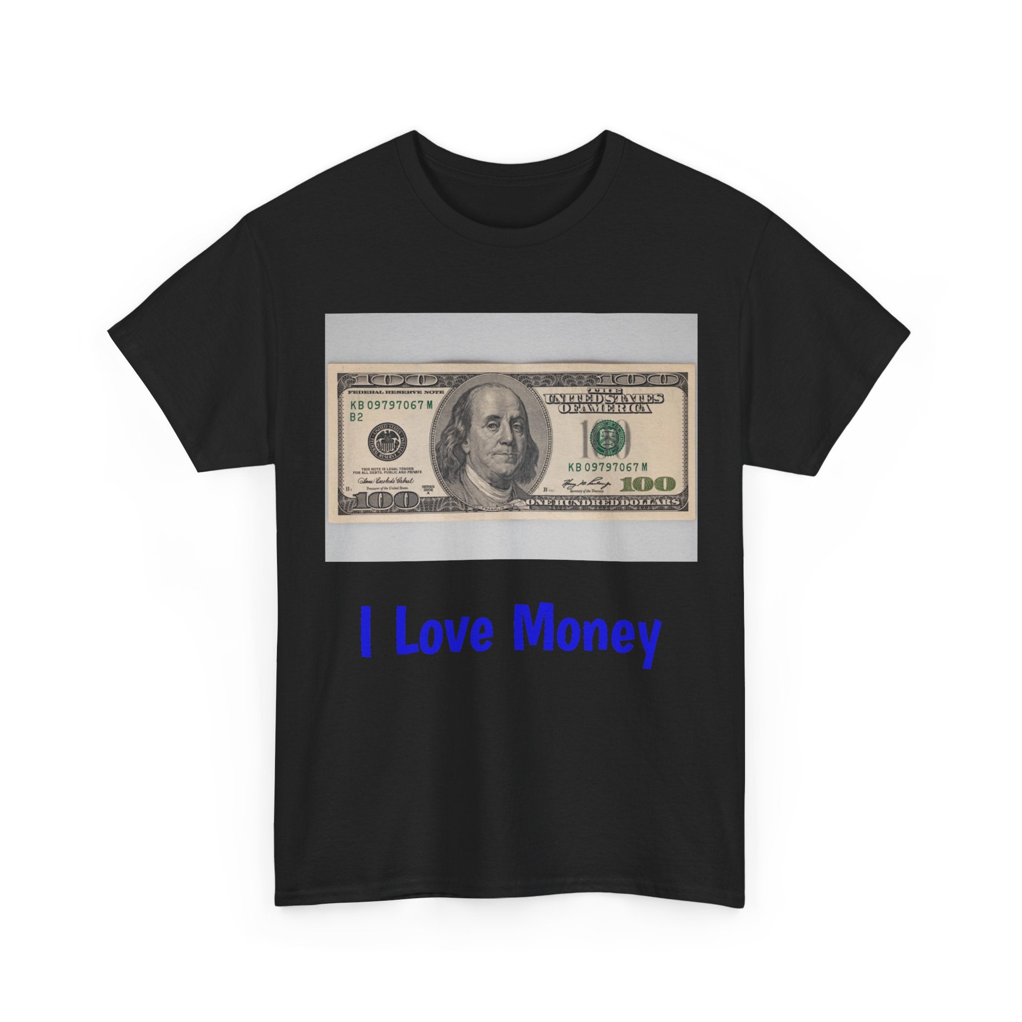 Money Print T‑Shirt – 100 Bill Graphic Tee