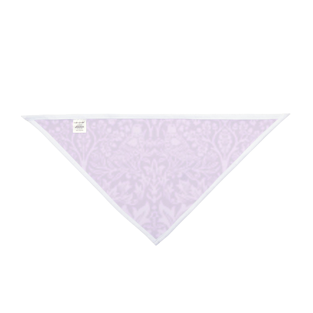 Purple Damask Pet Bandana – Floral Pattern Dog & Cat Bandana