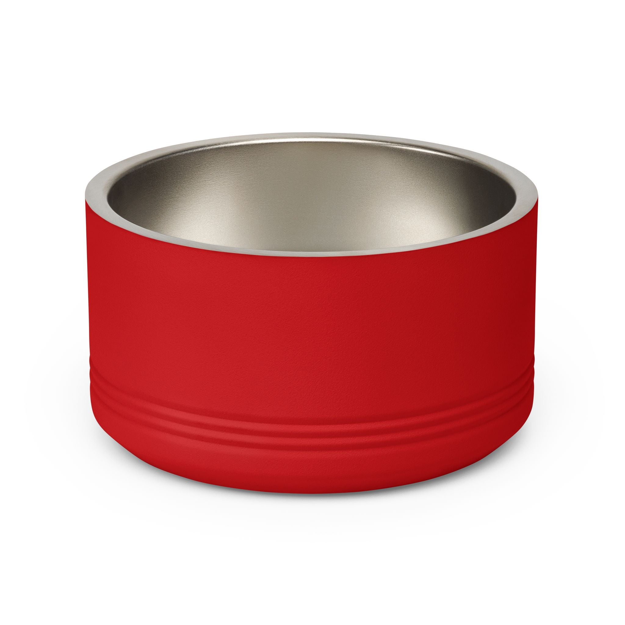 Cute Dog Face Stainless Steel Pet Bowl — 18 oz Cute Minimalist Dog Food & Water Dish
