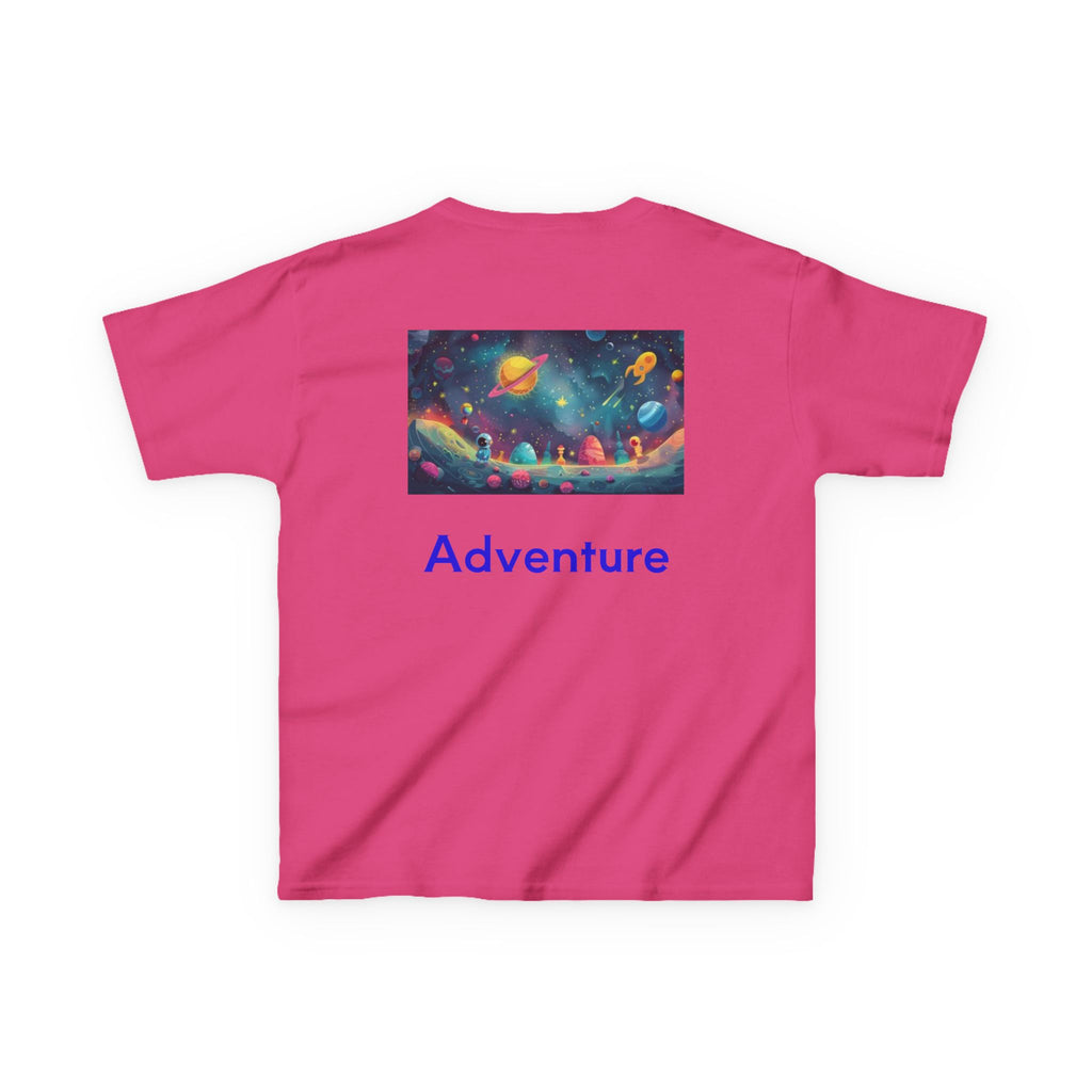 Kids Rocket Space Tee — Colorful Planets & Rocketship Shirt for Young Astronauts