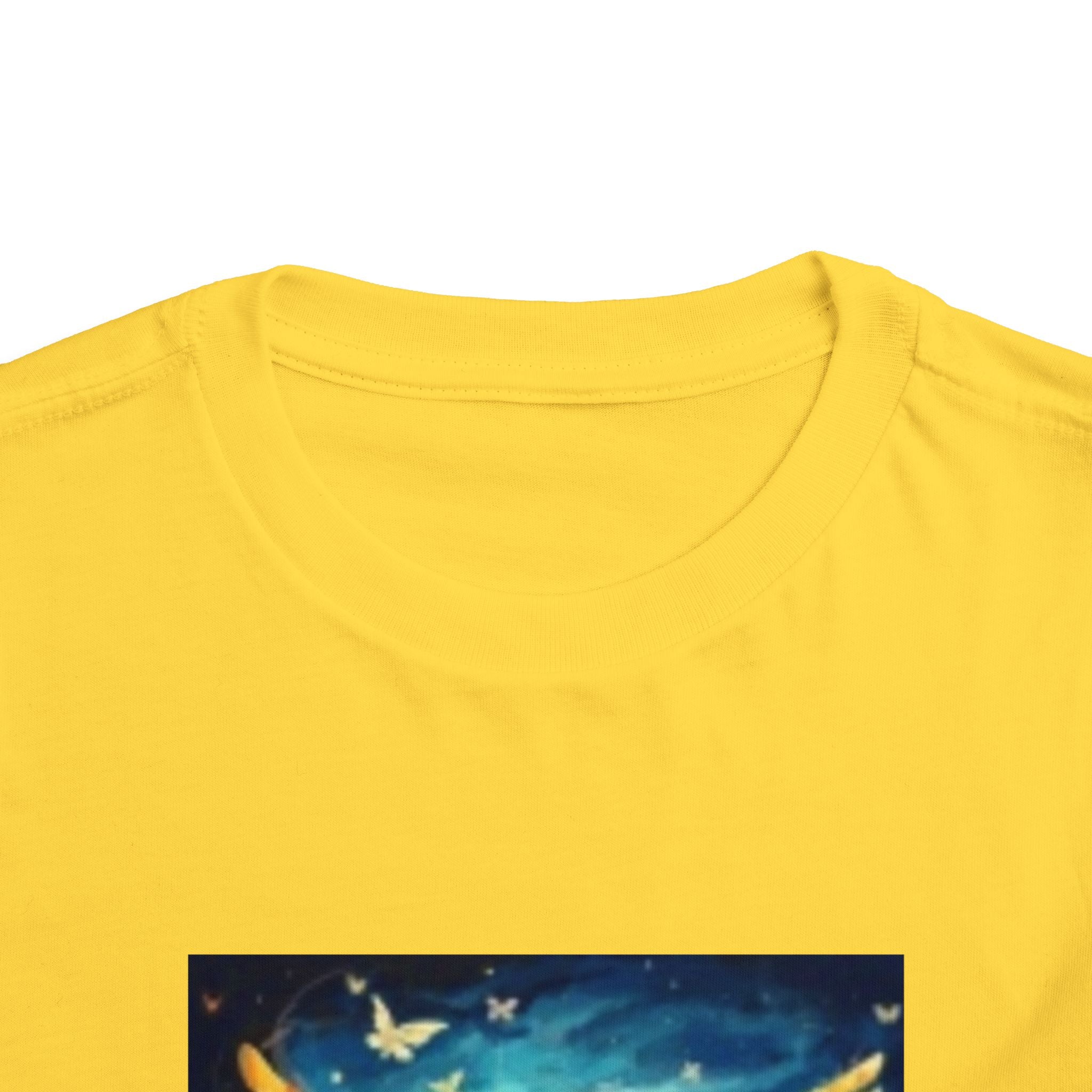 Toddler Tee — Angelic Flying Elephant Graphic Kids Shirt