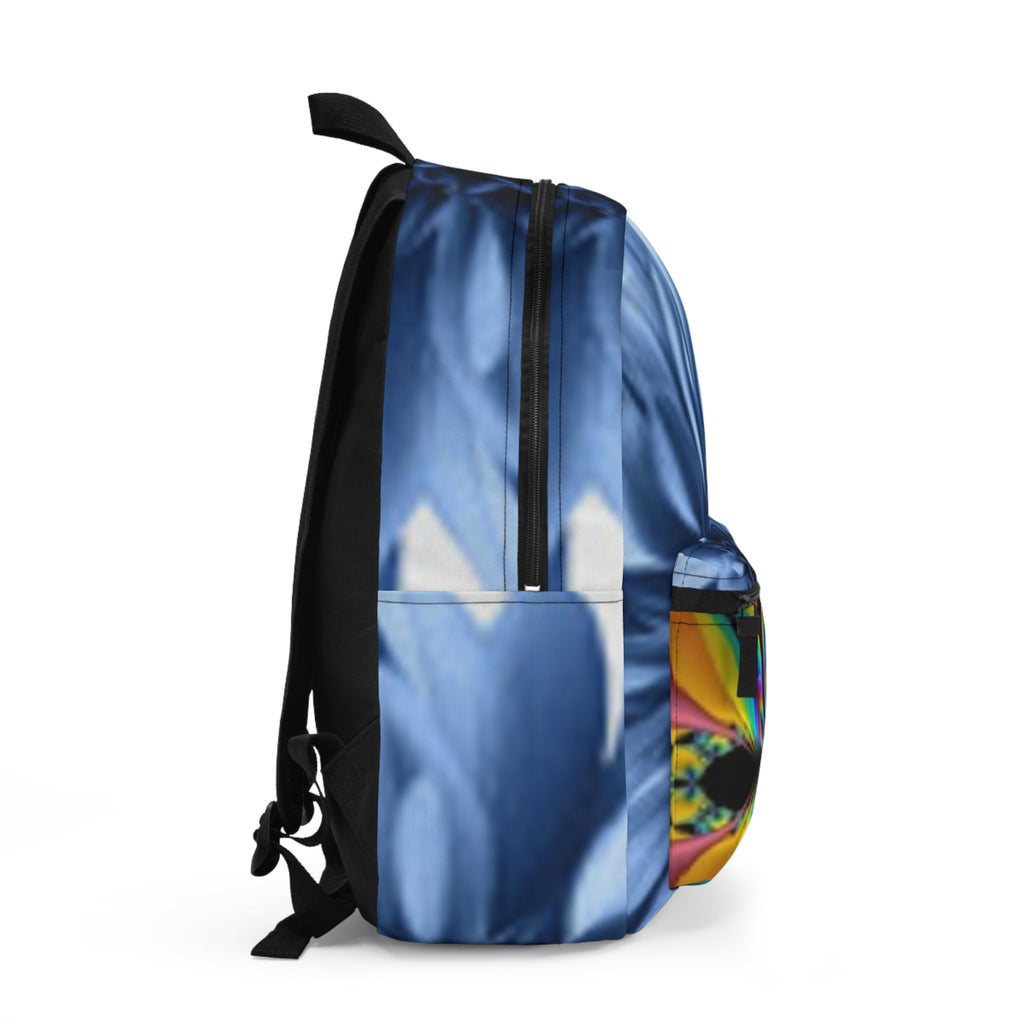 Blue Floral Kaleidoscope Backpack