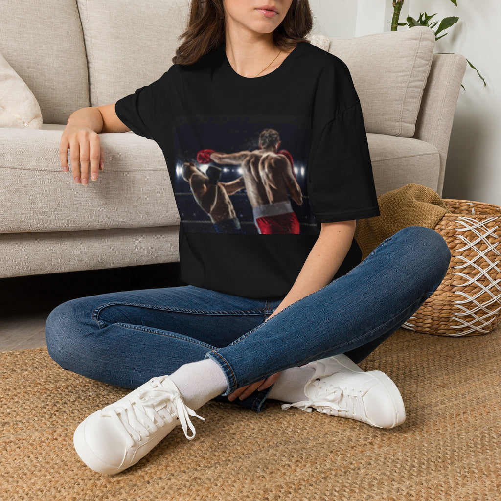 Boxing Knockout T-Shirt — Retro Fighter Ring Scene Tee
