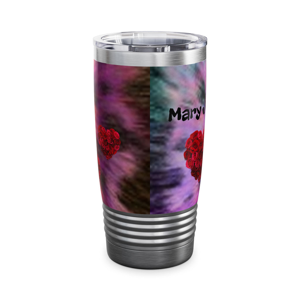 Mary Jordan Tumbler — Custom 20oz Ringneck Travel Mug with Name & Heart Design