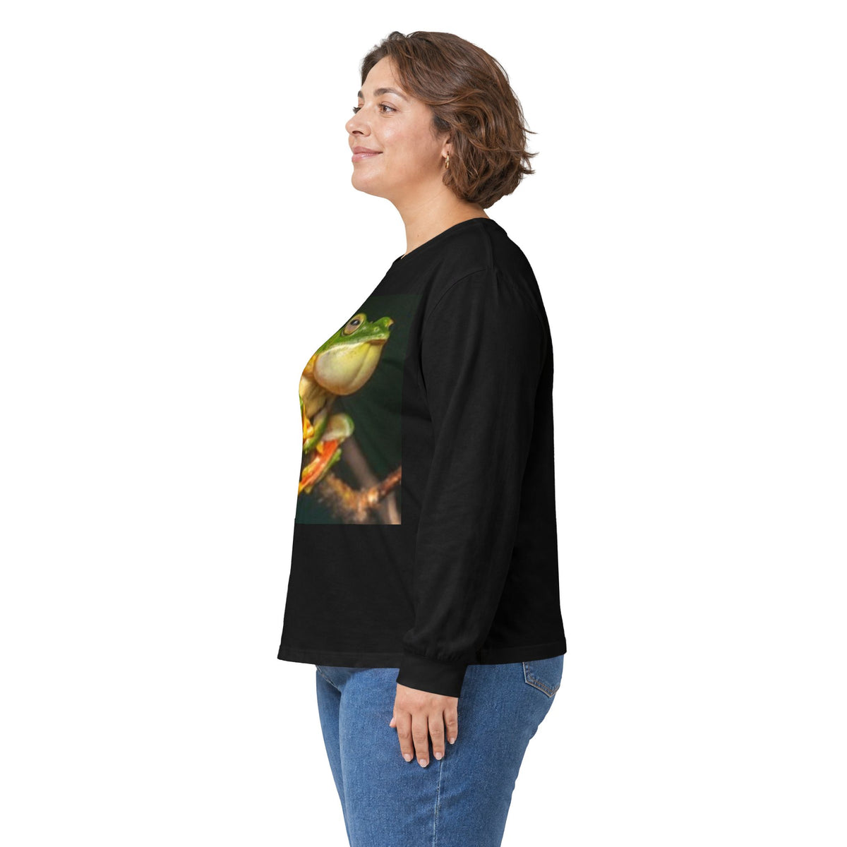 Tree Frog Long Sleeve Tee — Tropical Nature Wildlife Shirt