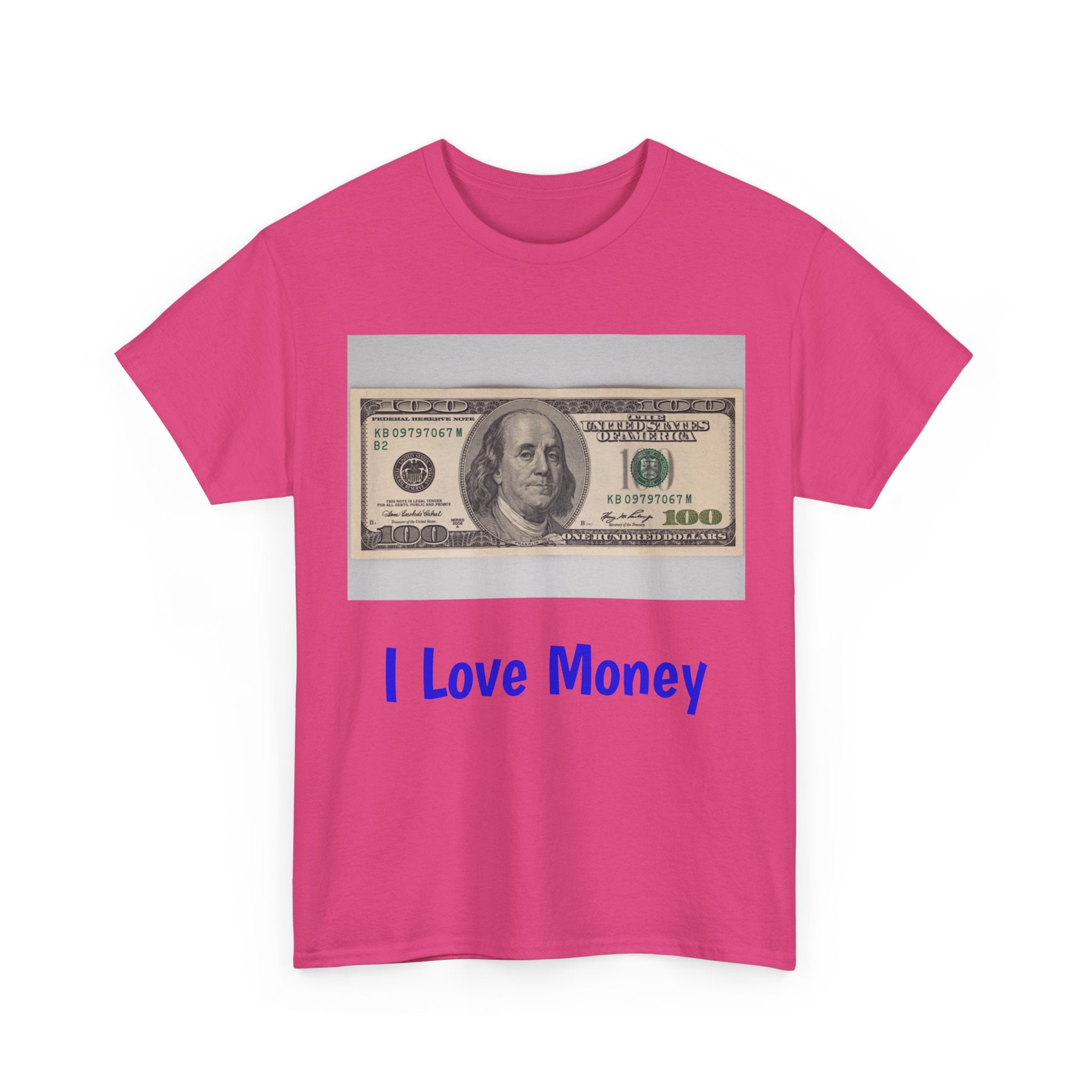 Money Print T‑Shirt – 100 Bill Graphic Tee