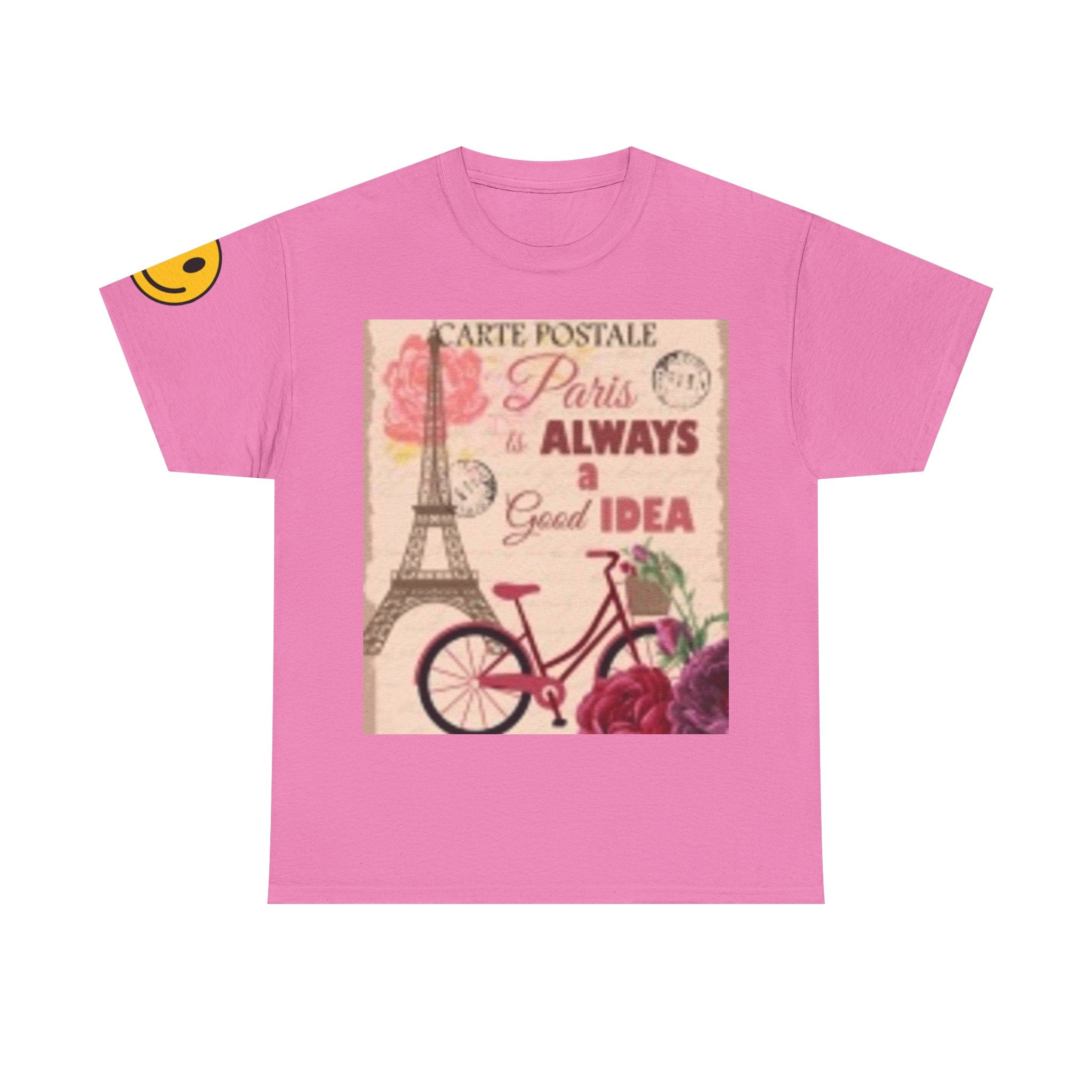 T-shirt Vélo Vintage Paris – T-shirt imprimé « Paris is Always a Good Idea »
