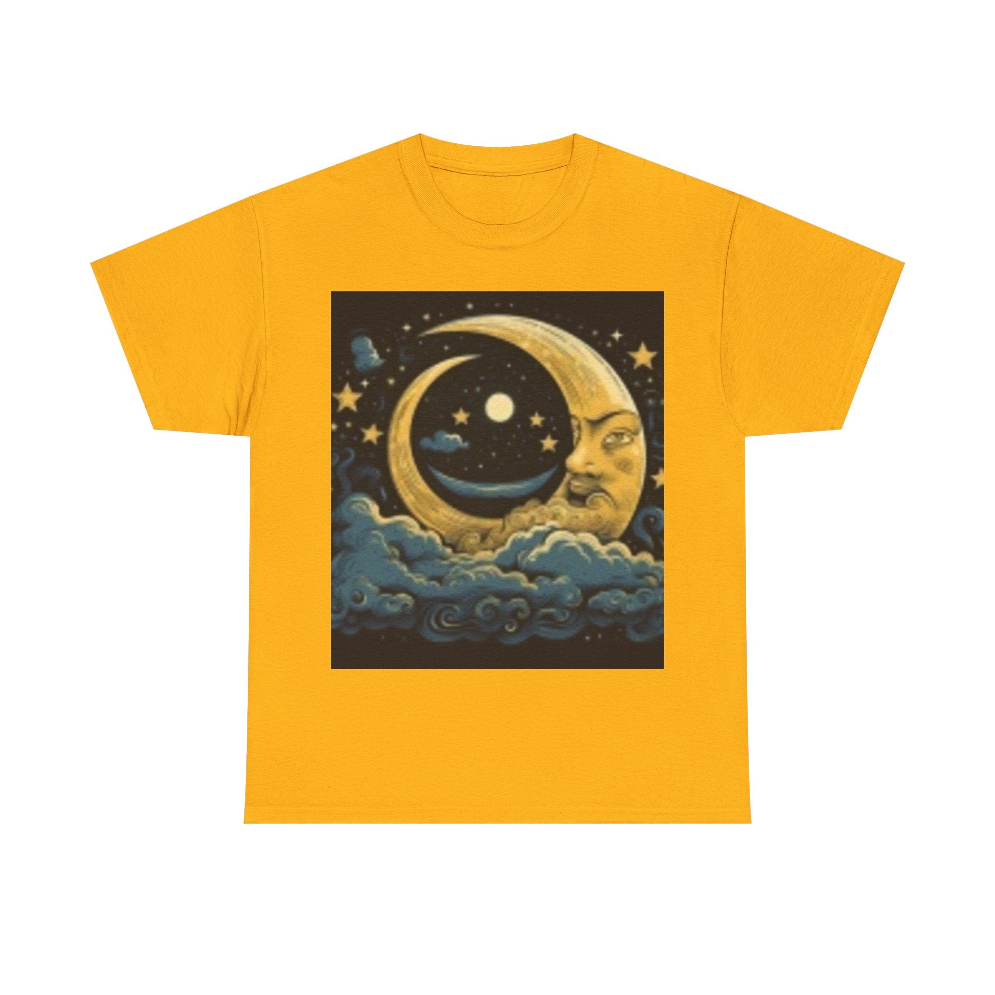 Copy of Celestial Moon Face Tee — Vintage Night Sky Graphic T-Shirt