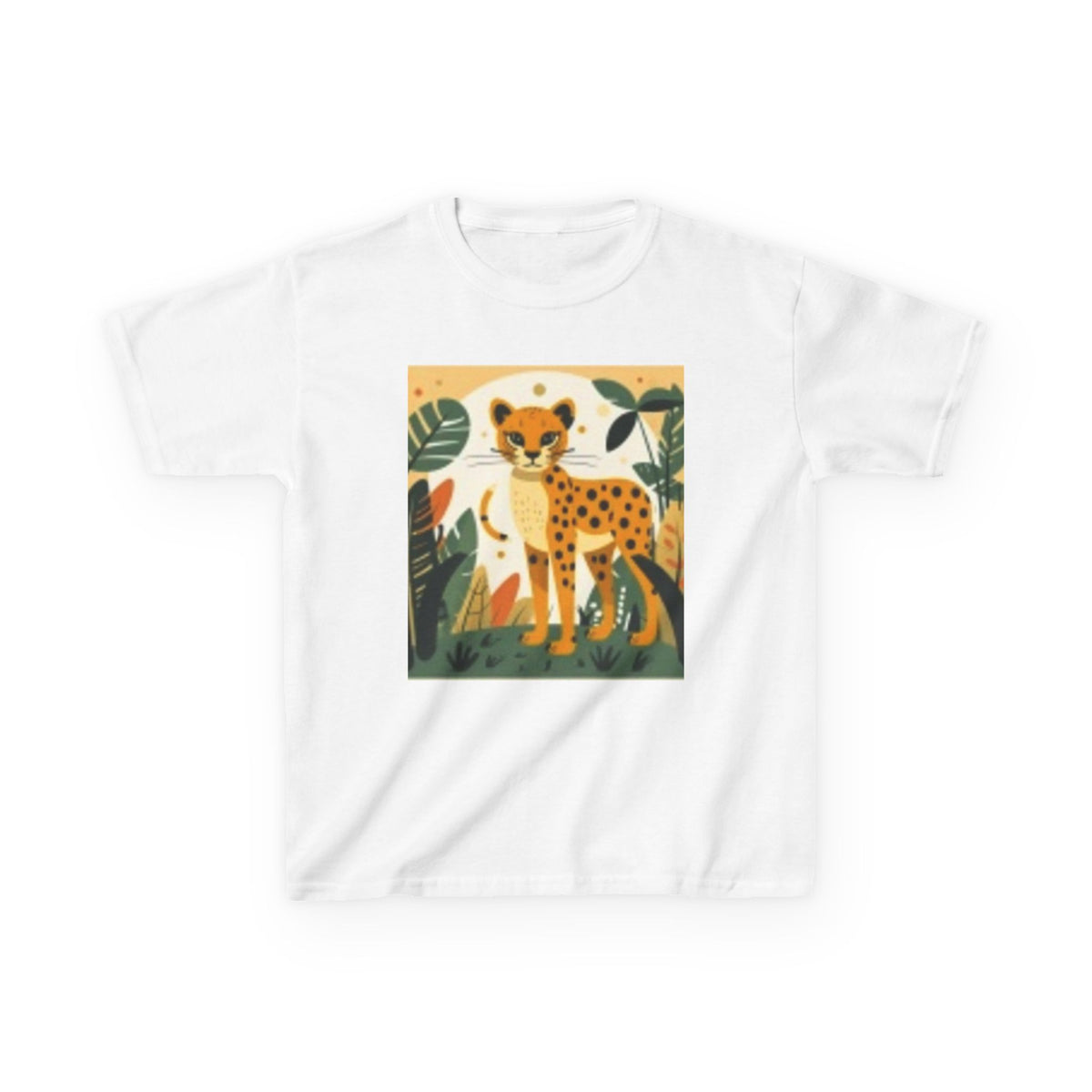 Kids Cheetah Tee — Cute Jungle Animal Shirt for Boys & Girls