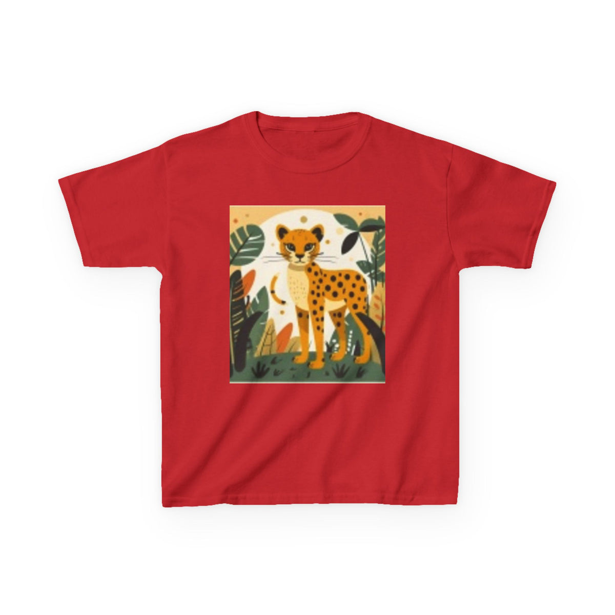 Kids Cheetah Tee — Cute Jungle Animal Shirt for Boys & Girls