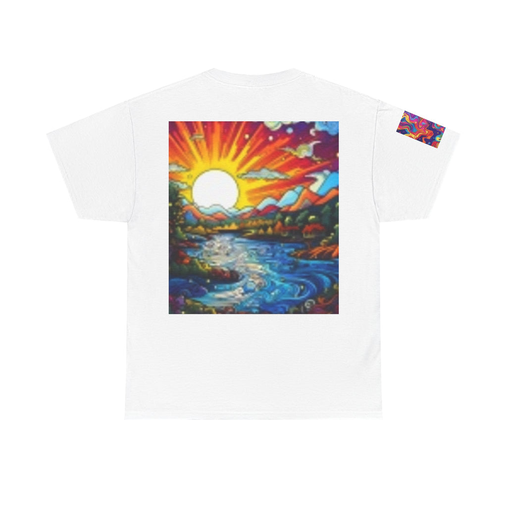 —  Floral Stiletto & Vibrant Sunset River All Women Love to Go Shopping!