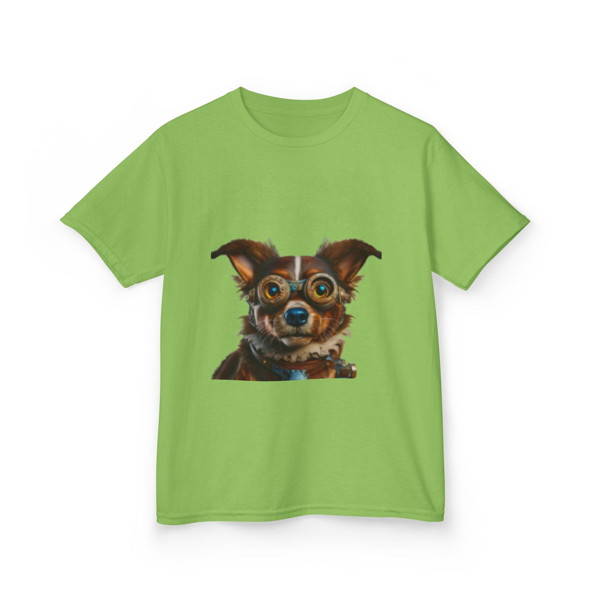 Kids T-Shirt — Cute Wide-Eyed Dog Portrait Tee for Children