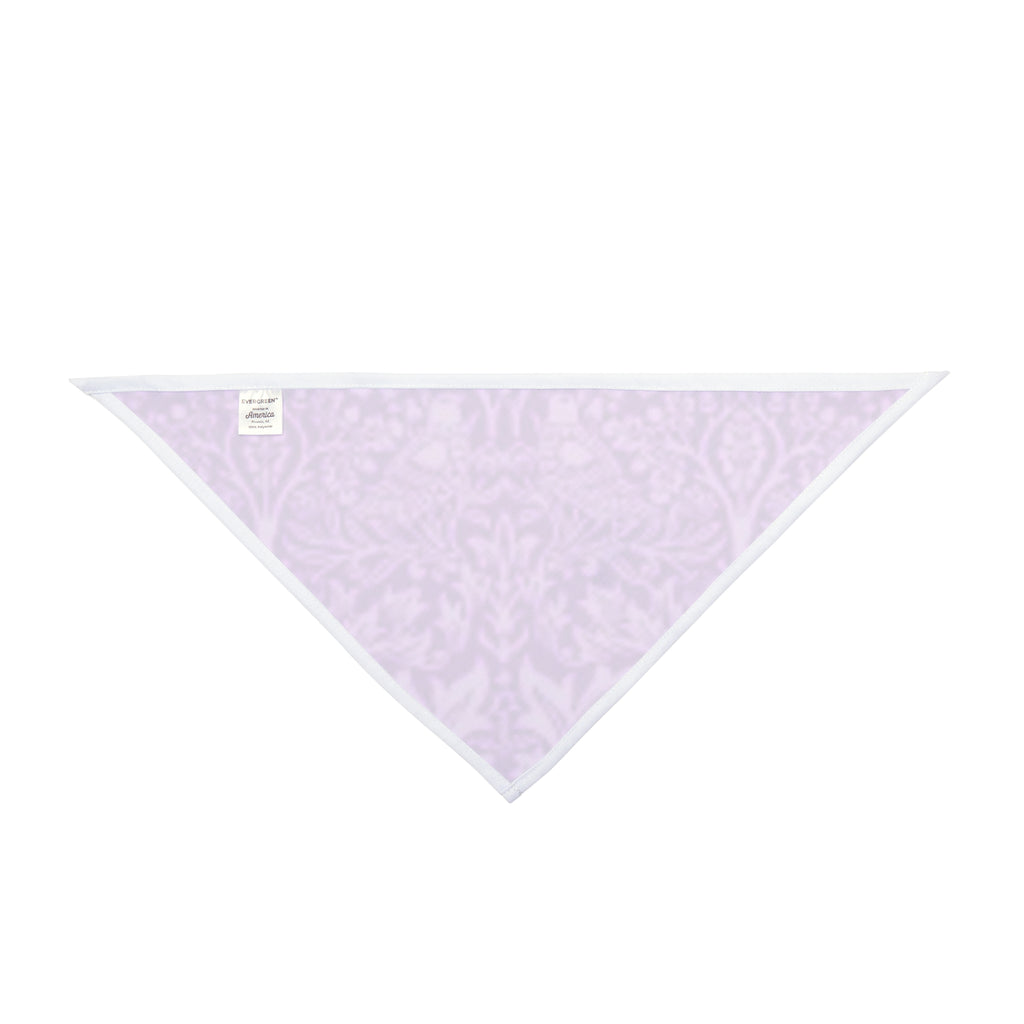 Purple Damask Pet Bandana – Floral Pattern Dog & Cat Bandana