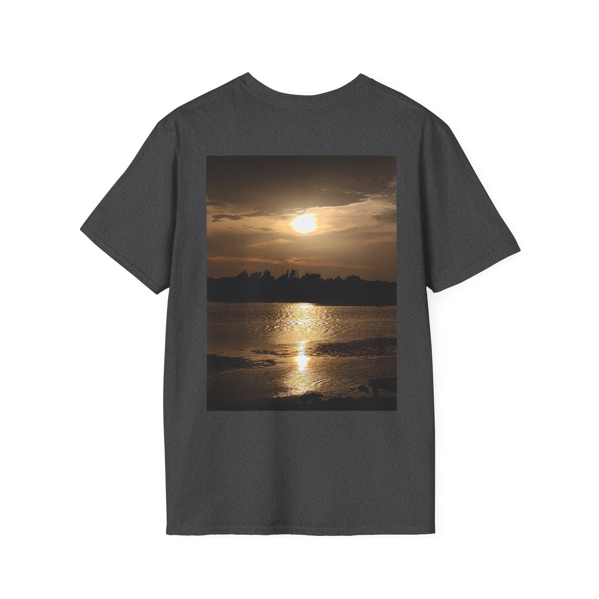 Dog Love You & Beautiful Sunset Unisex Softstyle T-Shirt Pet Lovers T-shirt