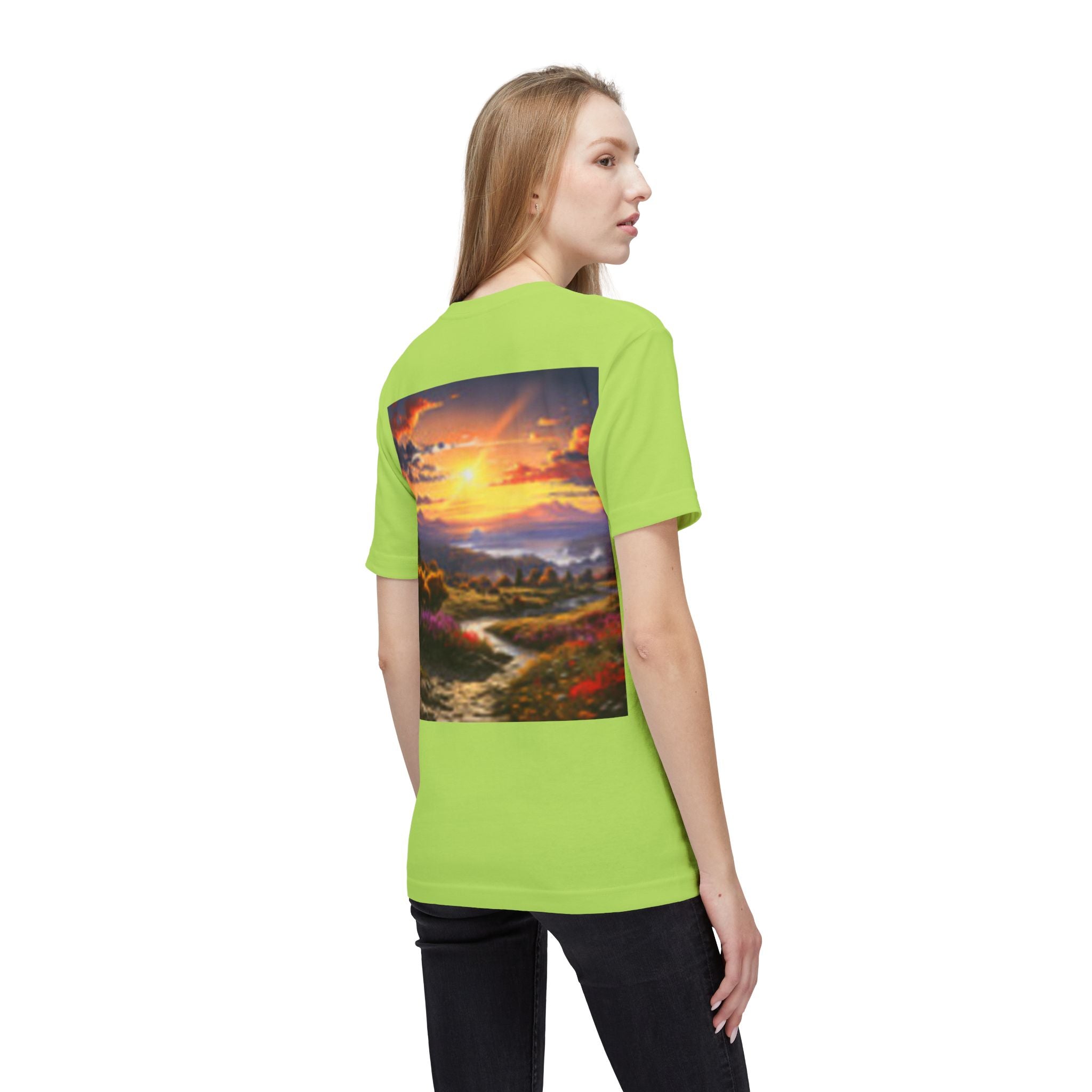 Wolf Spirit T‑Shirt — Scenic Sunset Landscape Graphic Tee