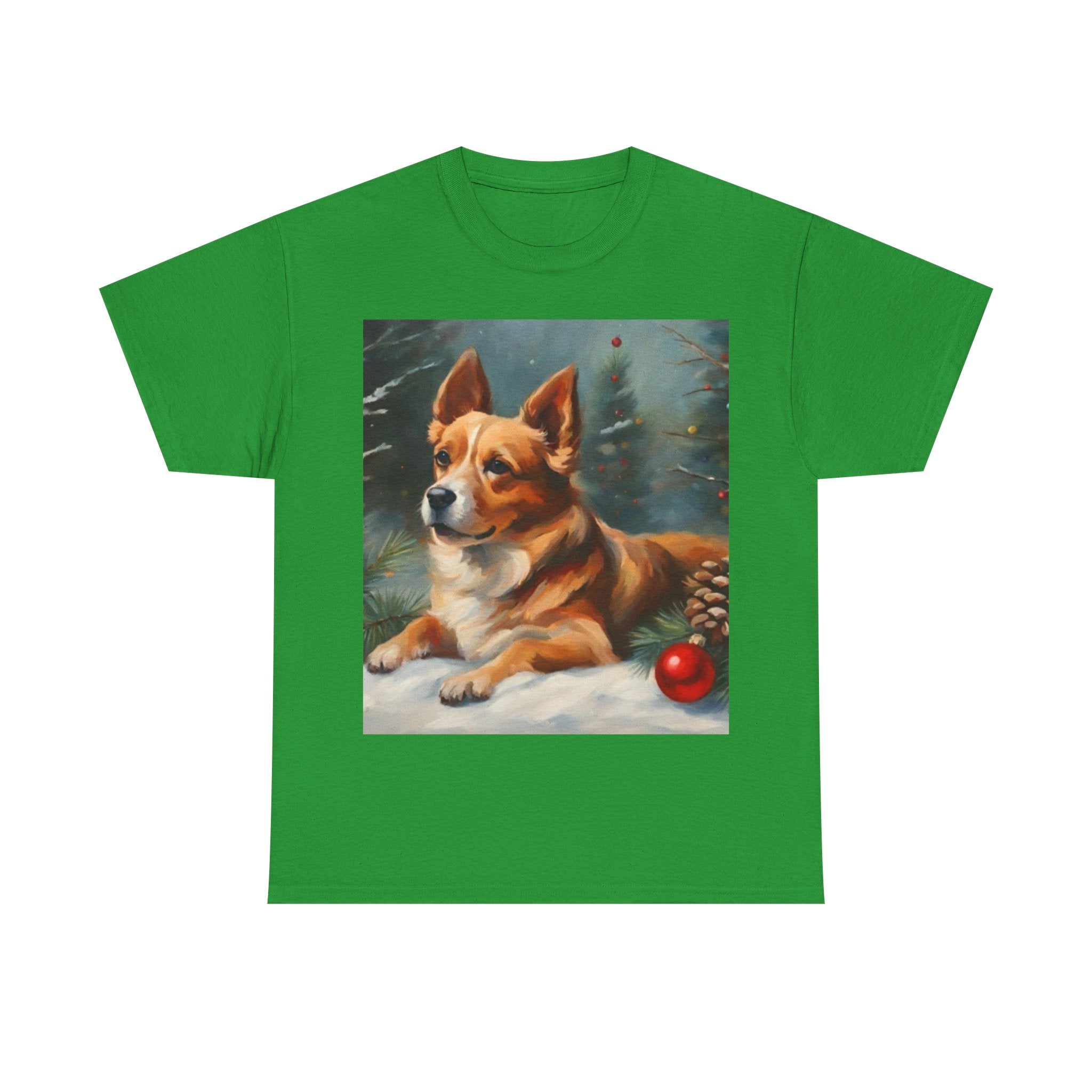 Corgi Christmas Tee — Festive Holiday Dog Shirt with Ornament