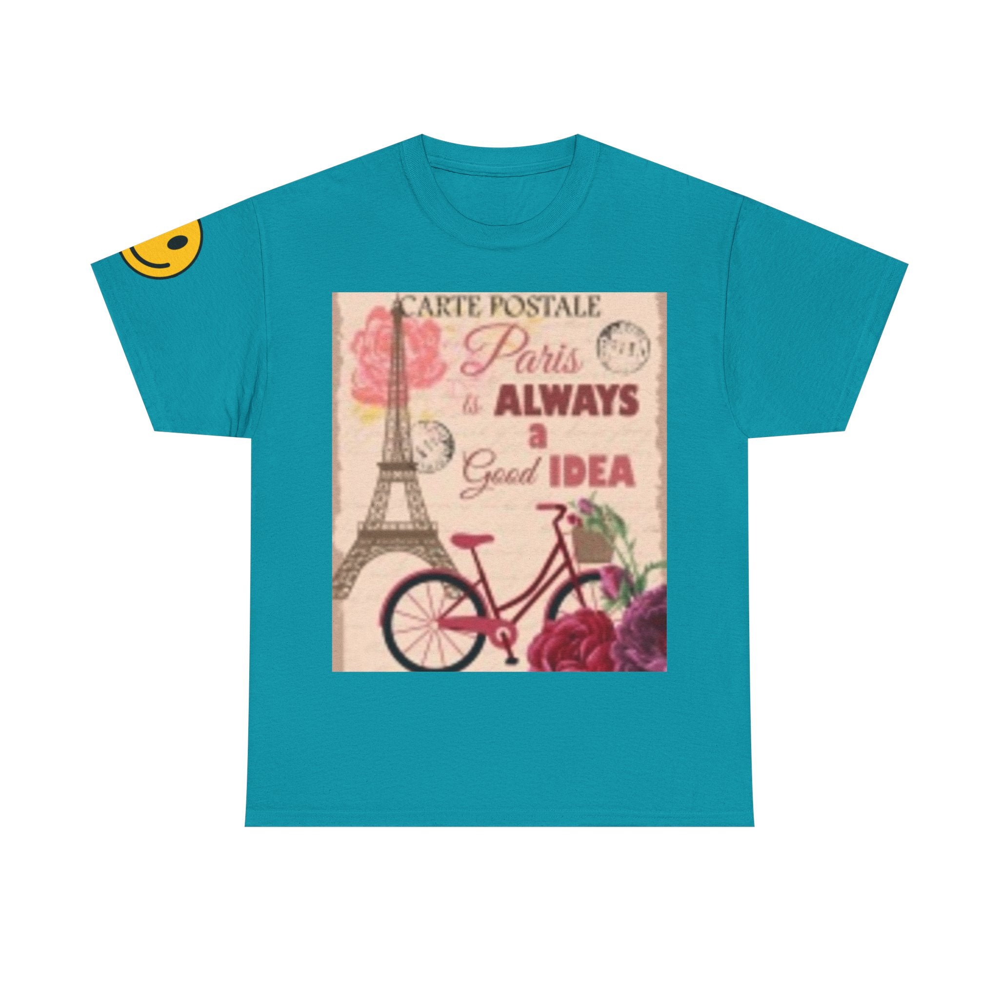 T-shirt Vélo Vintage Paris – T-shirt imprimé « Paris is Always a Good Idea »
