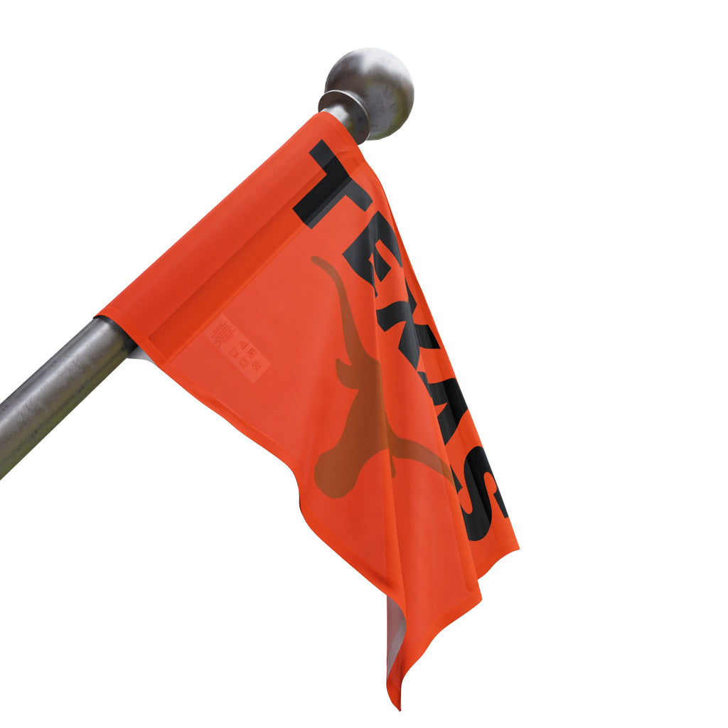 Texas Text Flag~Longhorn — Bold Retro State Pride Flag